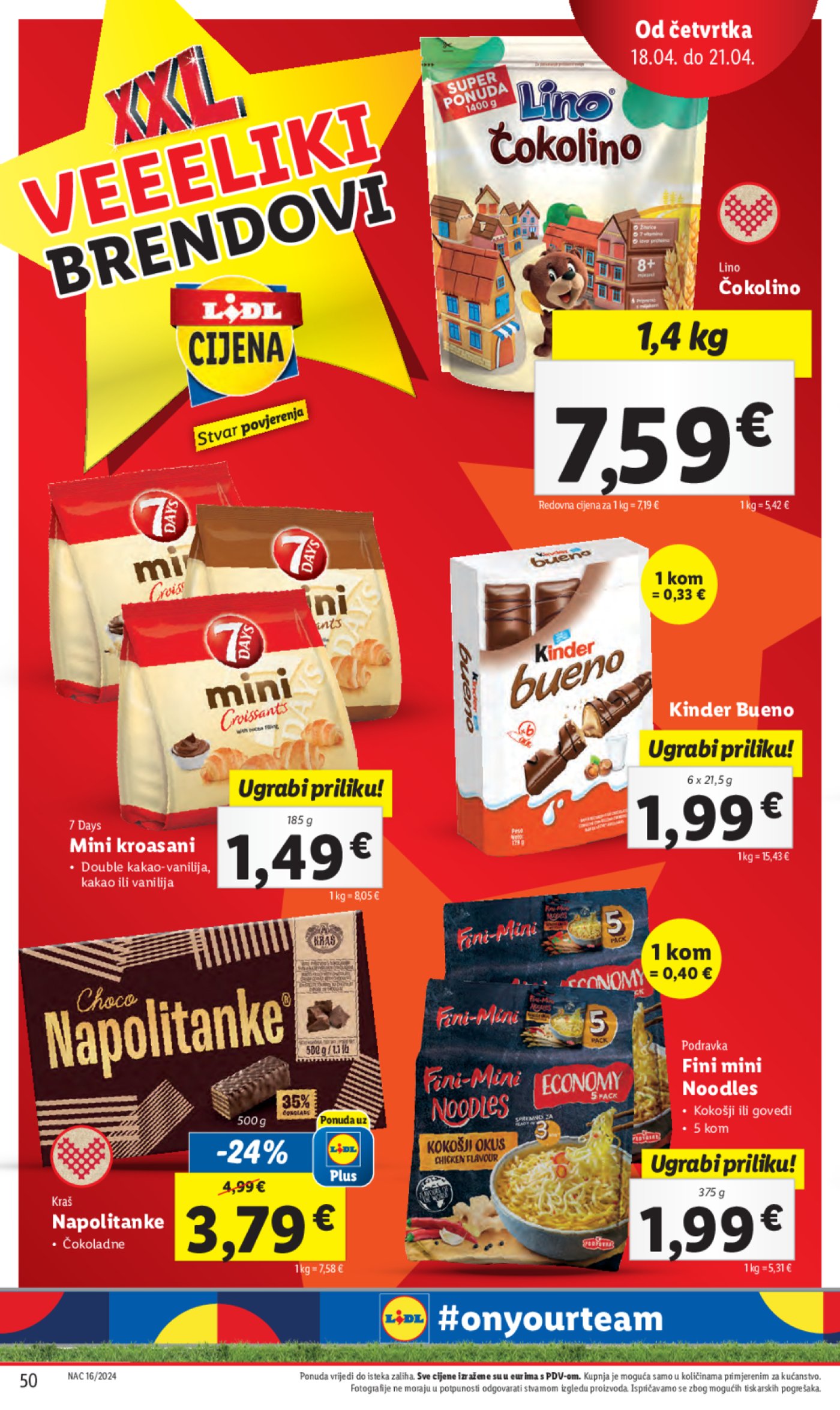 Lidl super ponuda od četvrtka 18.04. - 21.04.2024.
