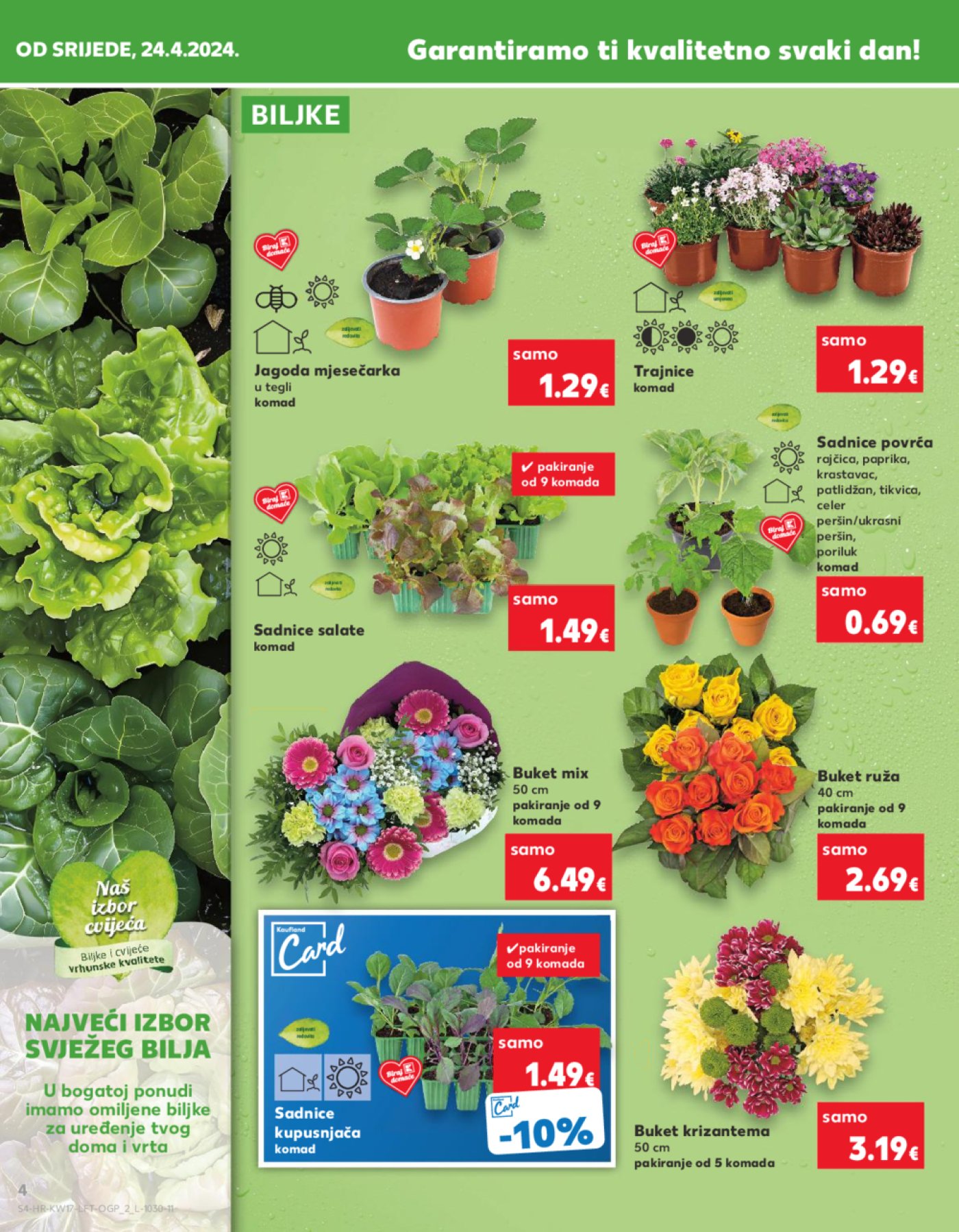 Kaufland katalog Akcija 24.04.-30.04. Ka, Kc, St, Ri, NG, Vž, Pž, SB, Bj, Zp, Sinj, Zabok, BNM