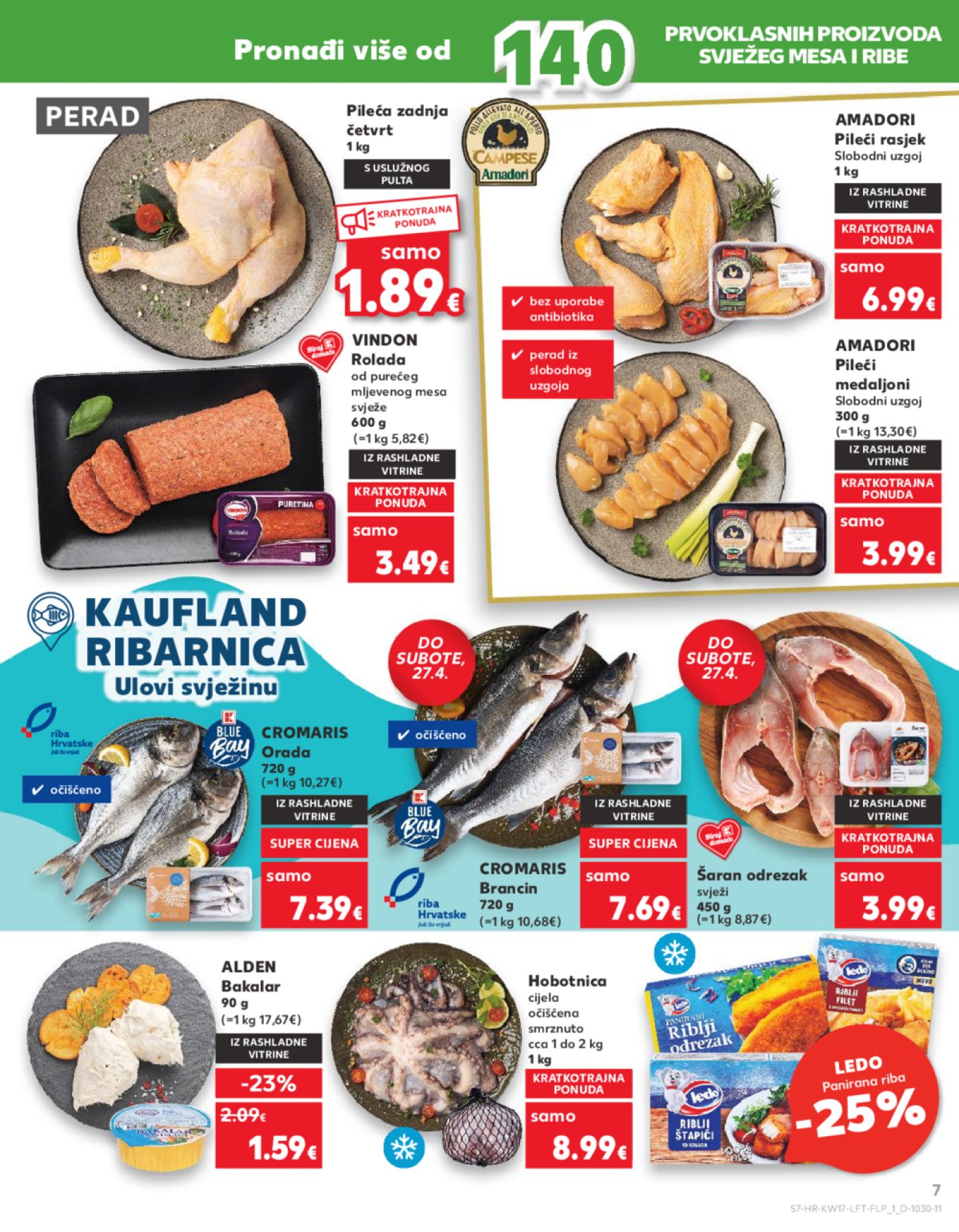 Kaufland katalog Akcija 24.04.-30.04. Ka, Kc, St, Ri, NG, Vž, Pž, SB, Bj, Zp, Sinj, Zabok, BNM