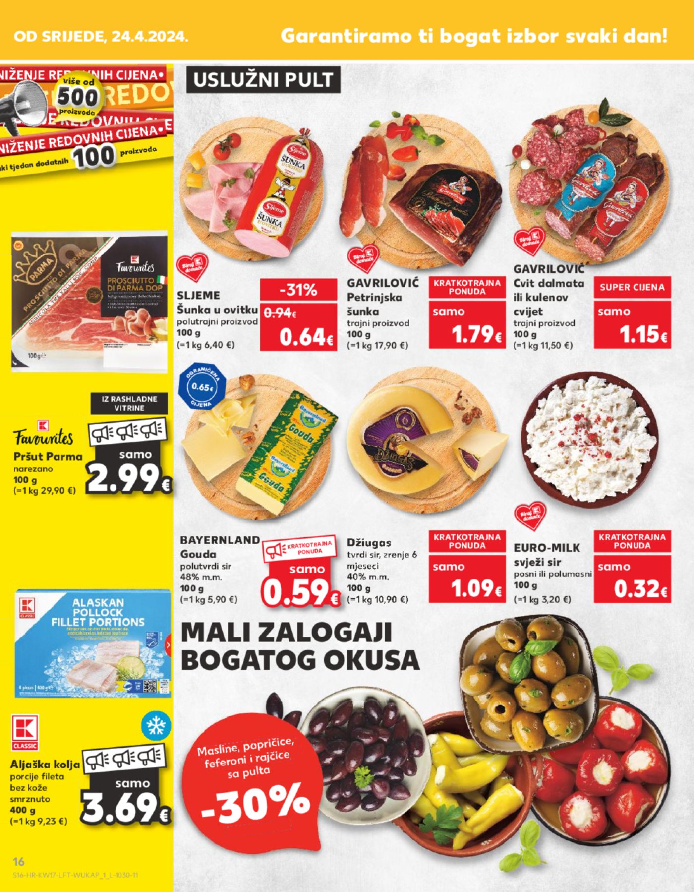 Kaufland katalog Akcija 24.04.-30.04. Ka, Kc, St, Ri, NG, Vž, Pž, SB, Bj, Zp, Sinj, Zabok, BNM