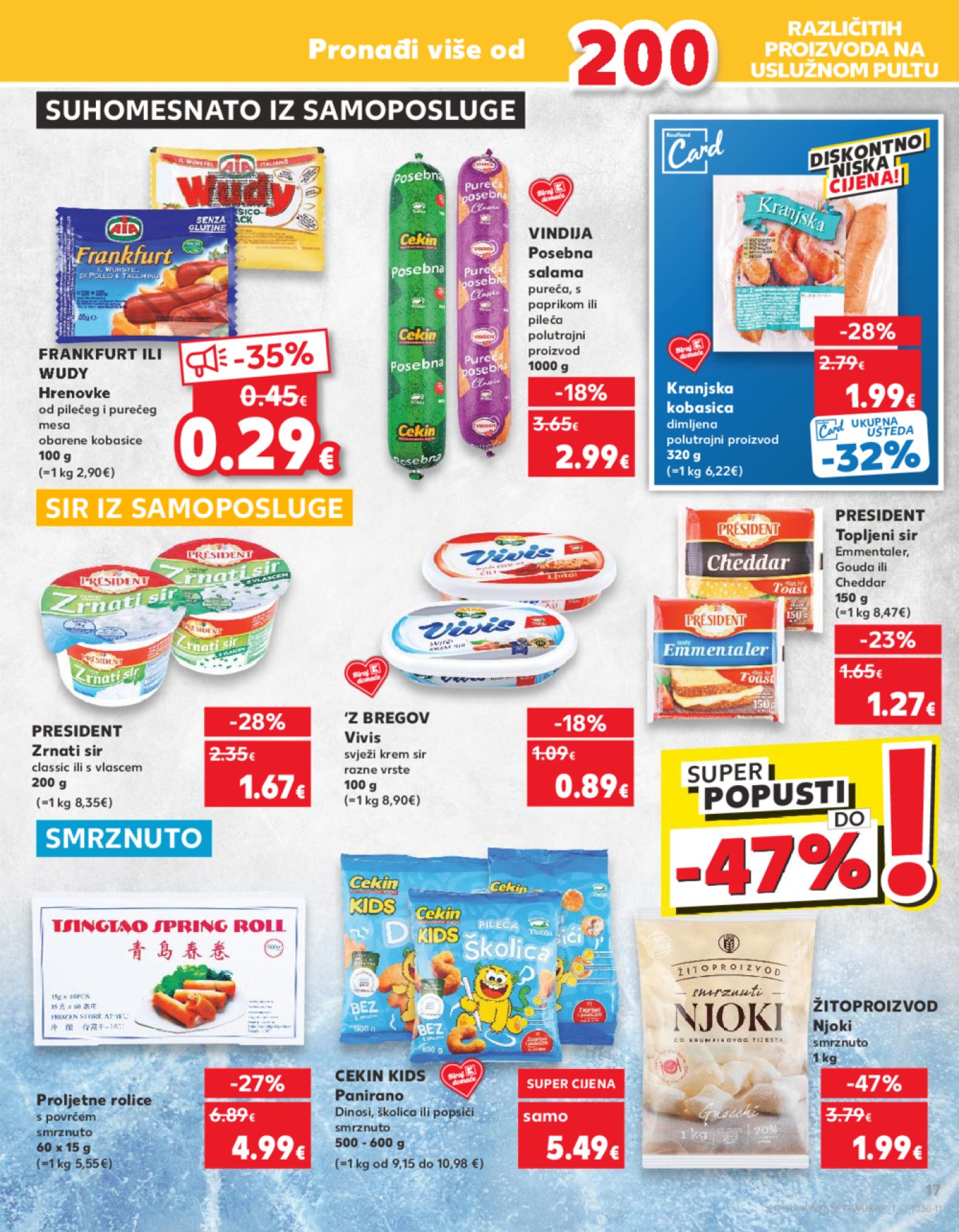 Kaufland katalog Akcija 24.04.-30.04. Ka, Kc, St, Ri, NG, Vž, Pž, SB, Bj, Zp, Sinj, Zabok, BNM
