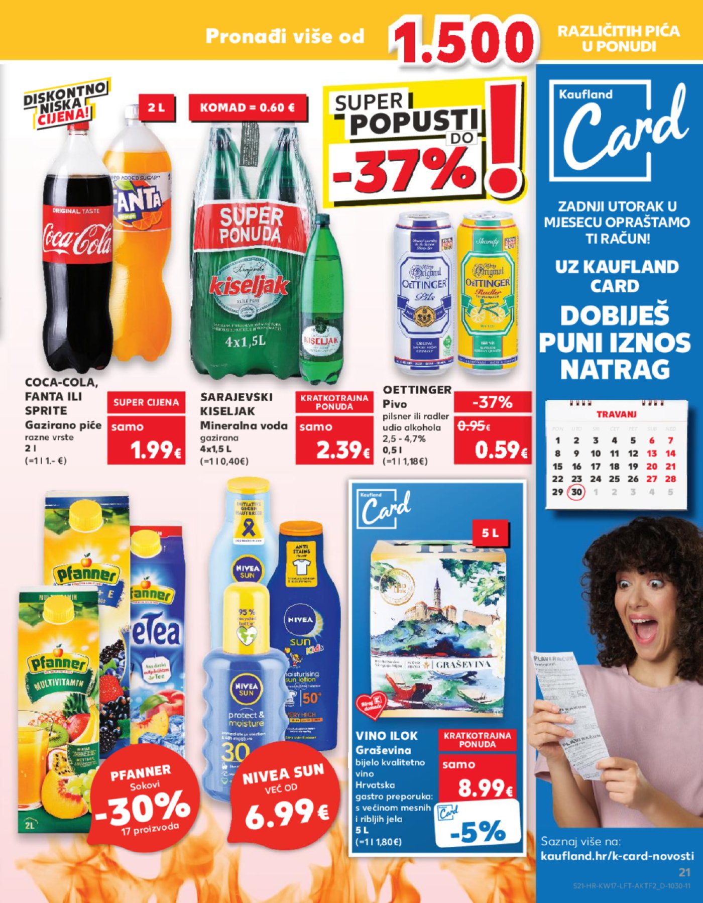Kaufland katalog Akcija 24.04.-30.04. Ka, Kc, St, Ri, NG, Vž, Pž, SB, Bj, Zp, Sinj, Zabok, BNM