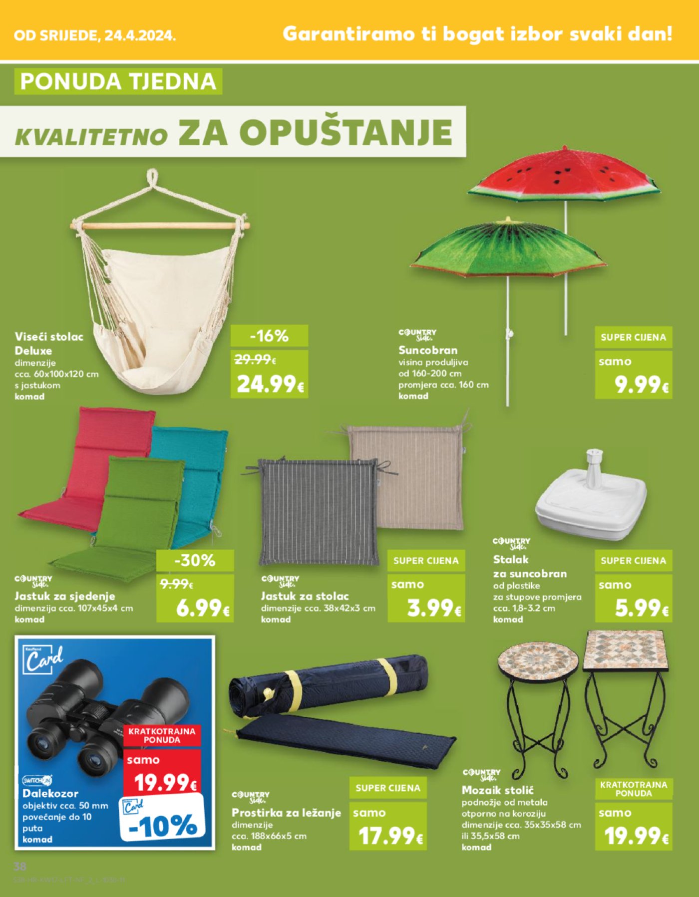 Kaufland katalog Akcija 24.04.-30.04. Ka, Kc, St, Ri, NG, Vž, Pž, SB, Bj, Zp, Sinj, Zabok, BNM
