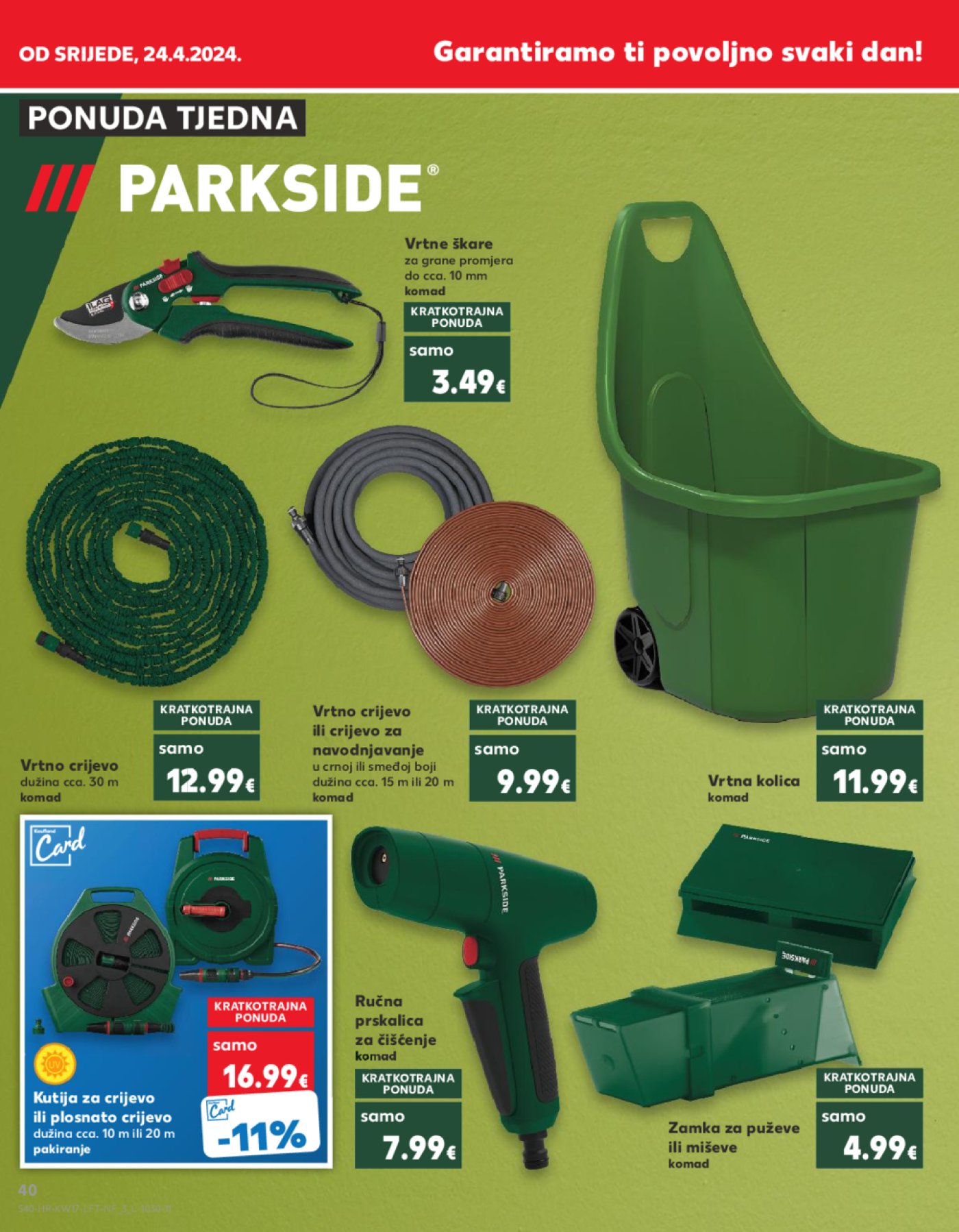 Kaufland katalog Akcija 24.04.-30.04. Ka, Kc, St, Ri, NG, Vž, Pž, SB, Bj, Zp, Sinj, Zabok, BNM