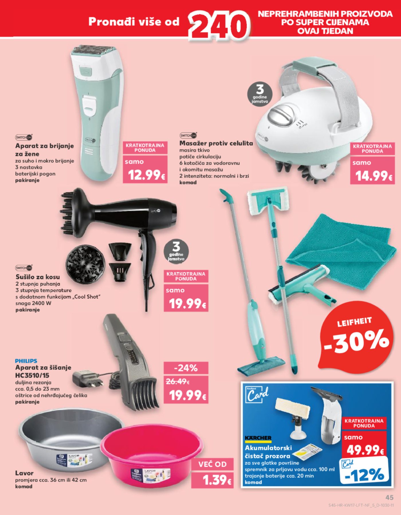 Kaufland katalog Akcija 24.04.-30.04. Ka, Kc, St, Ri, NG, Vž, Pž, SB, Bj, Zp, Sinj, Zabok, BNM