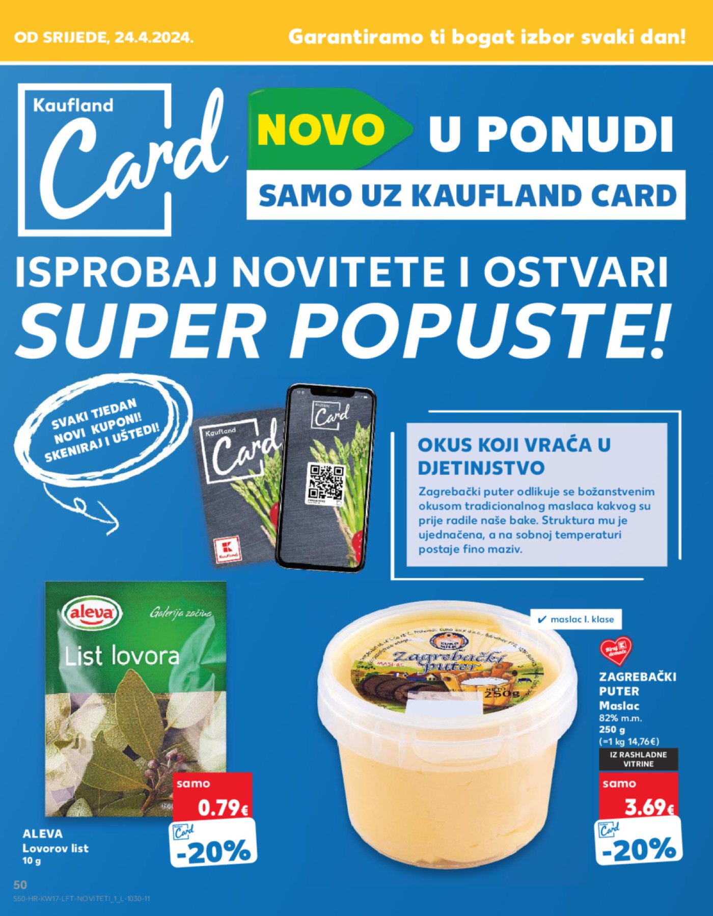 Kaufland katalog Akcija 24.04.-30.04. Ka, Kc, St, Ri, NG, Vž, Pž, SB, Bj, Zp, Sinj, Zabok, BNM