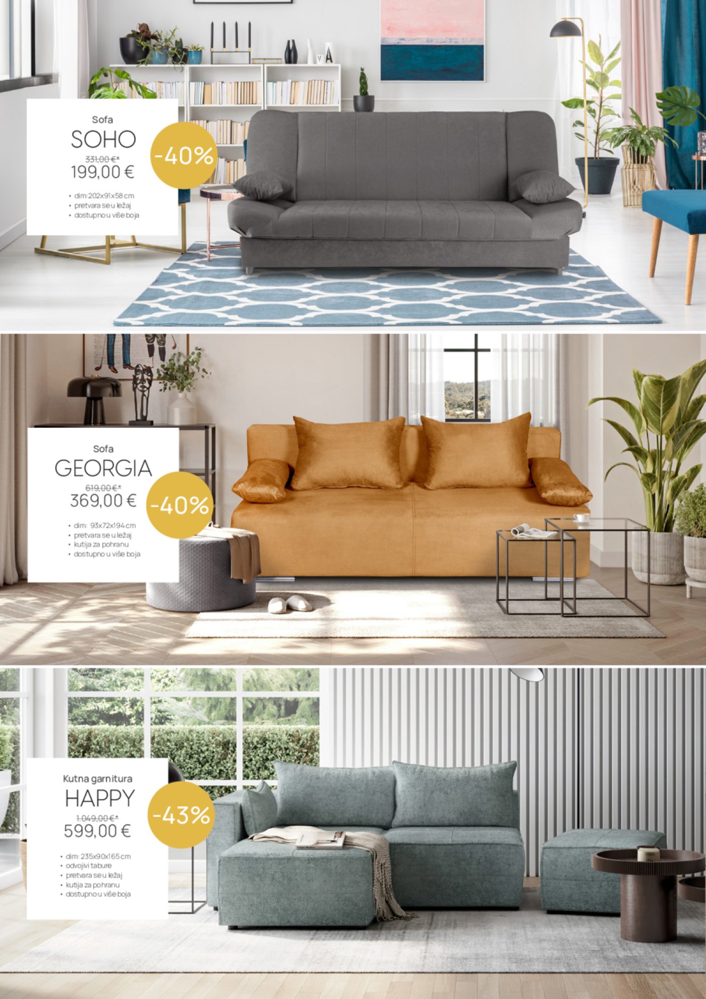 Namještaj Mima katalog Akcija 02.05.-01.06.2024.