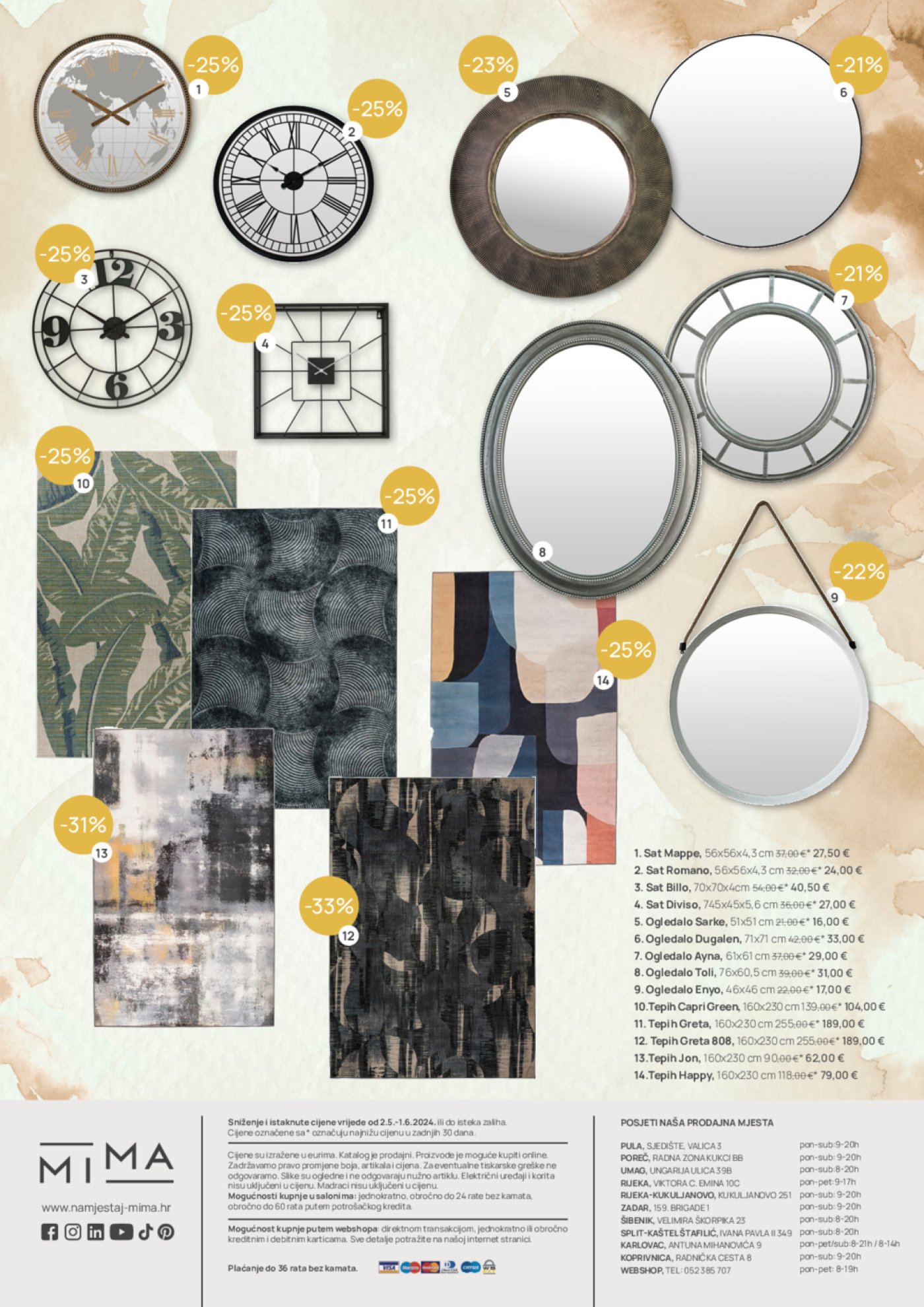 Namještaj Mima katalog Akcija 02.05.-01.06.2024.
