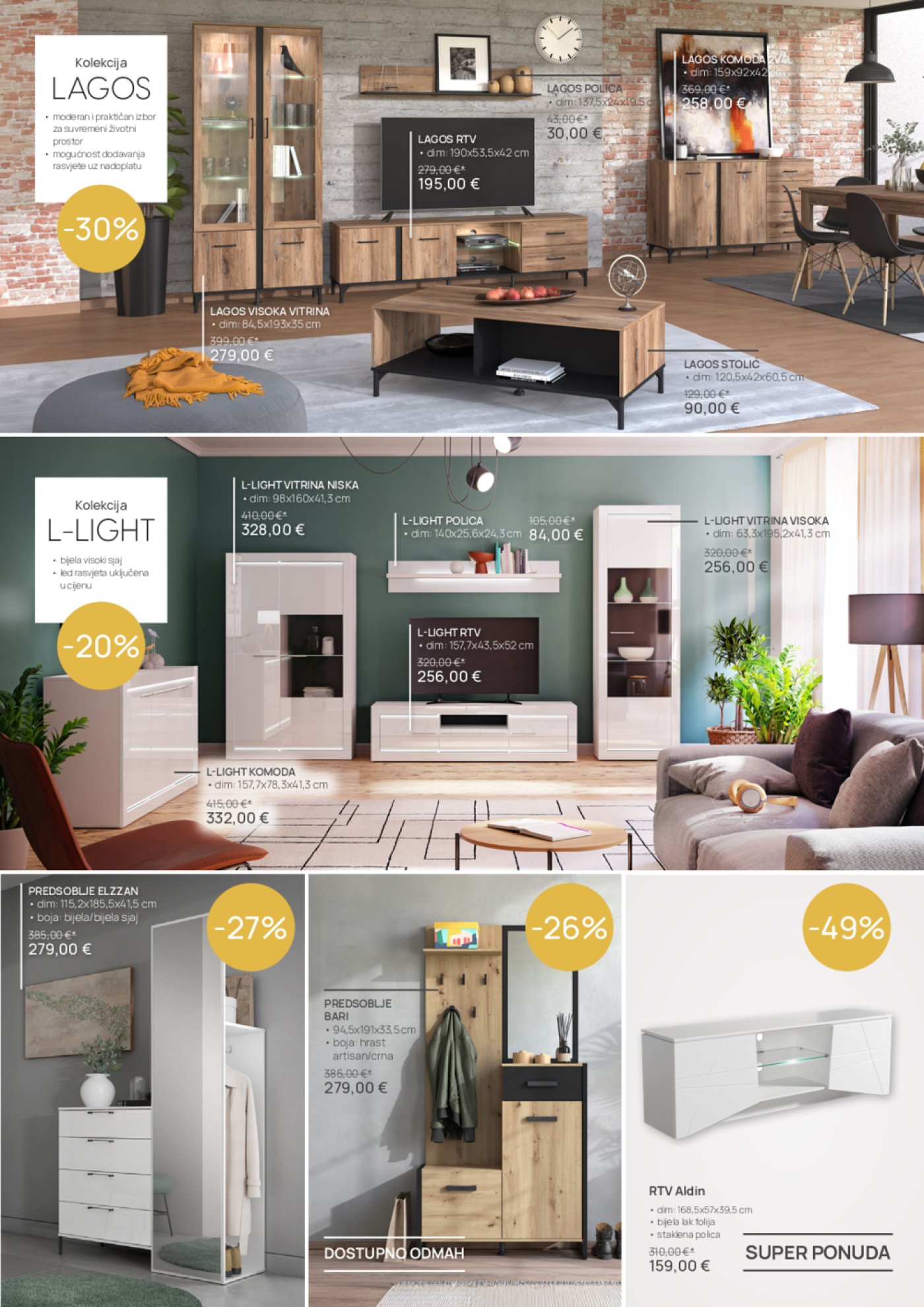 Namještaj Mima katalog Akcija 02.05.-01.06.2024.