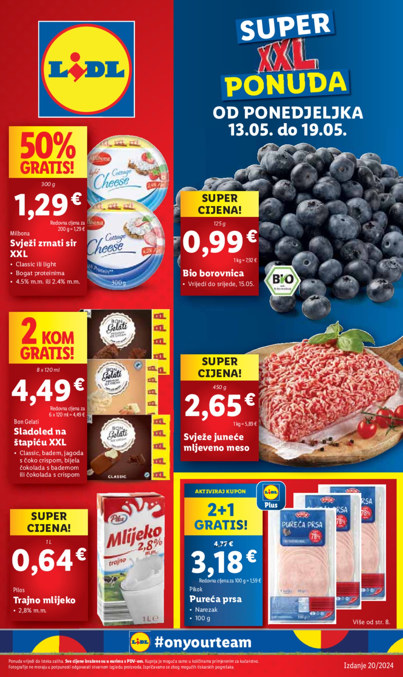 Lidl Super ponuda od Ponedjeljka 13.05. - 19.05-2024.