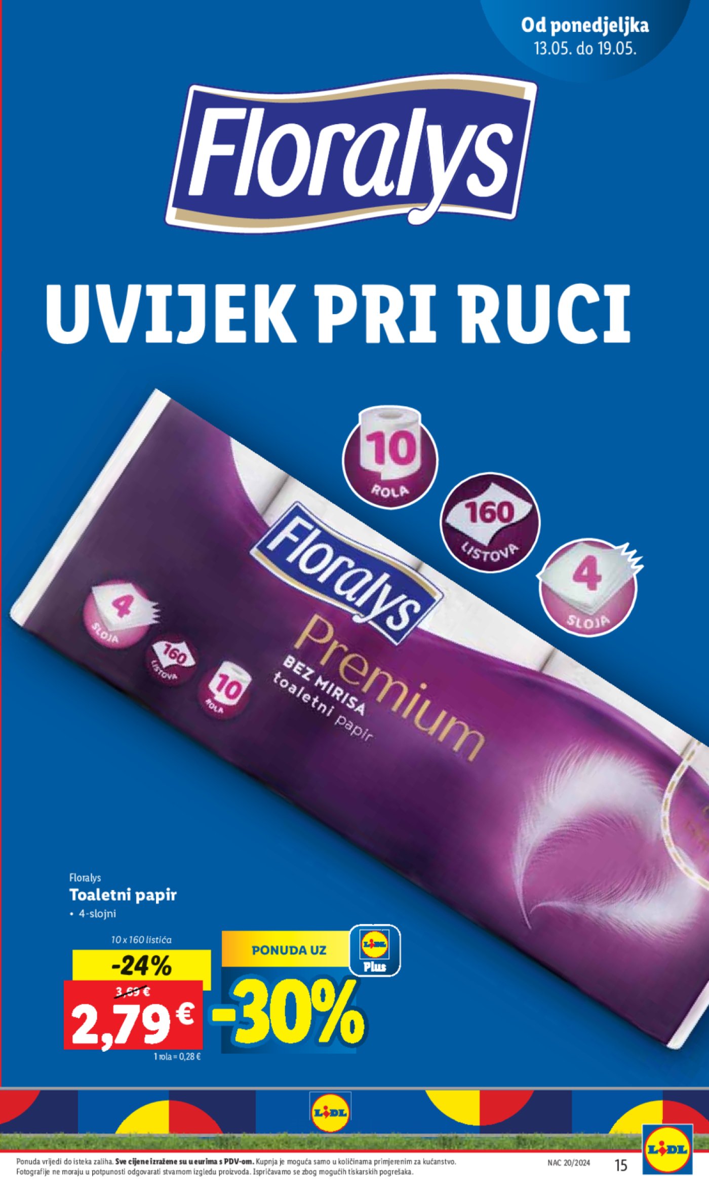 Lidl Super ponuda od Ponedjeljka 13.05. - 19.05-2024.