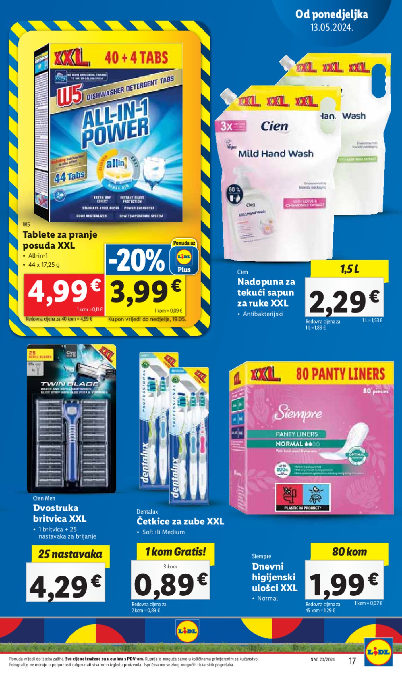 Lidl Super ponuda od Ponedjeljka 13.05. - 19.05-2024.
