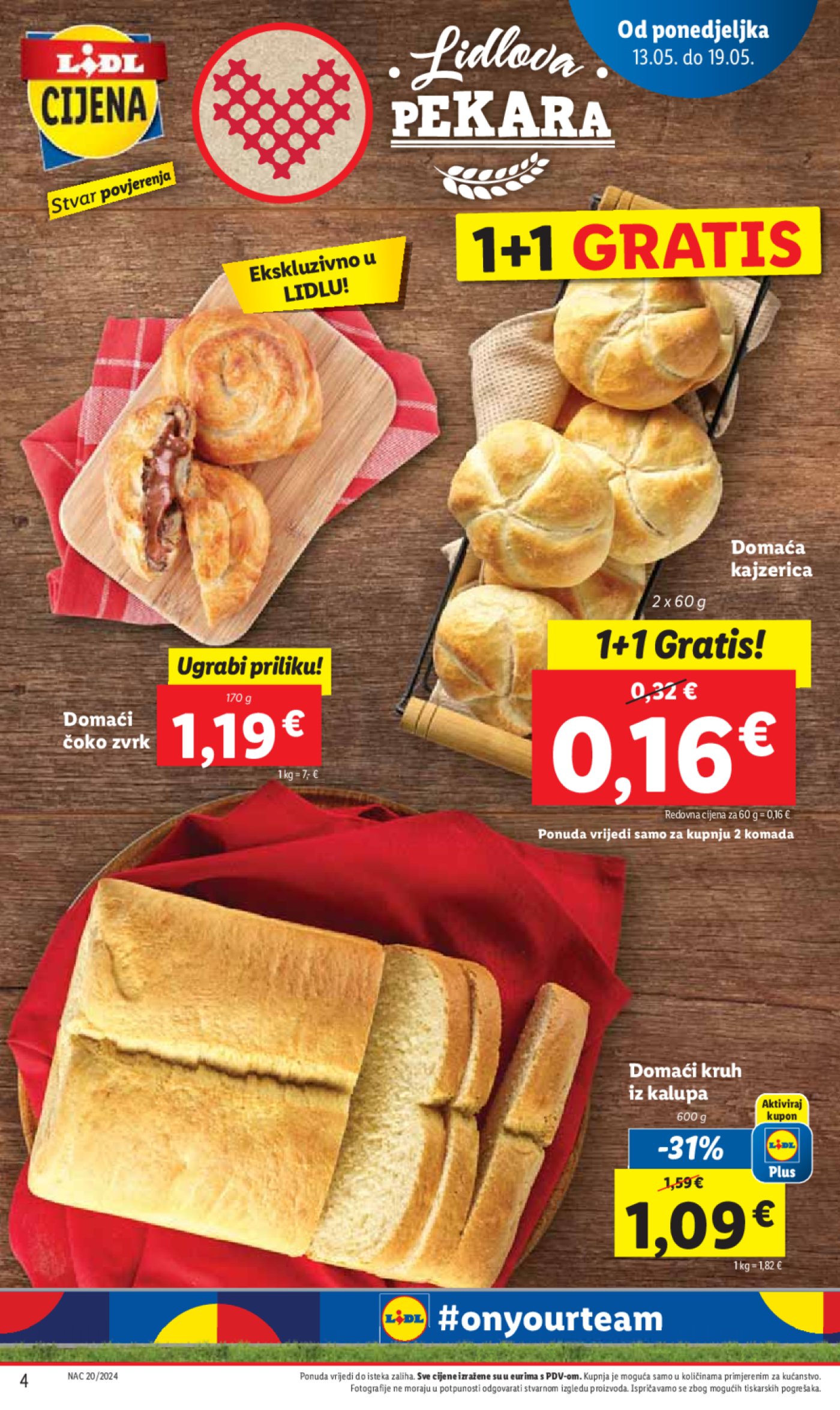 Lidl Super ponuda od Ponedjeljka 13.05. - 19.05-2024.