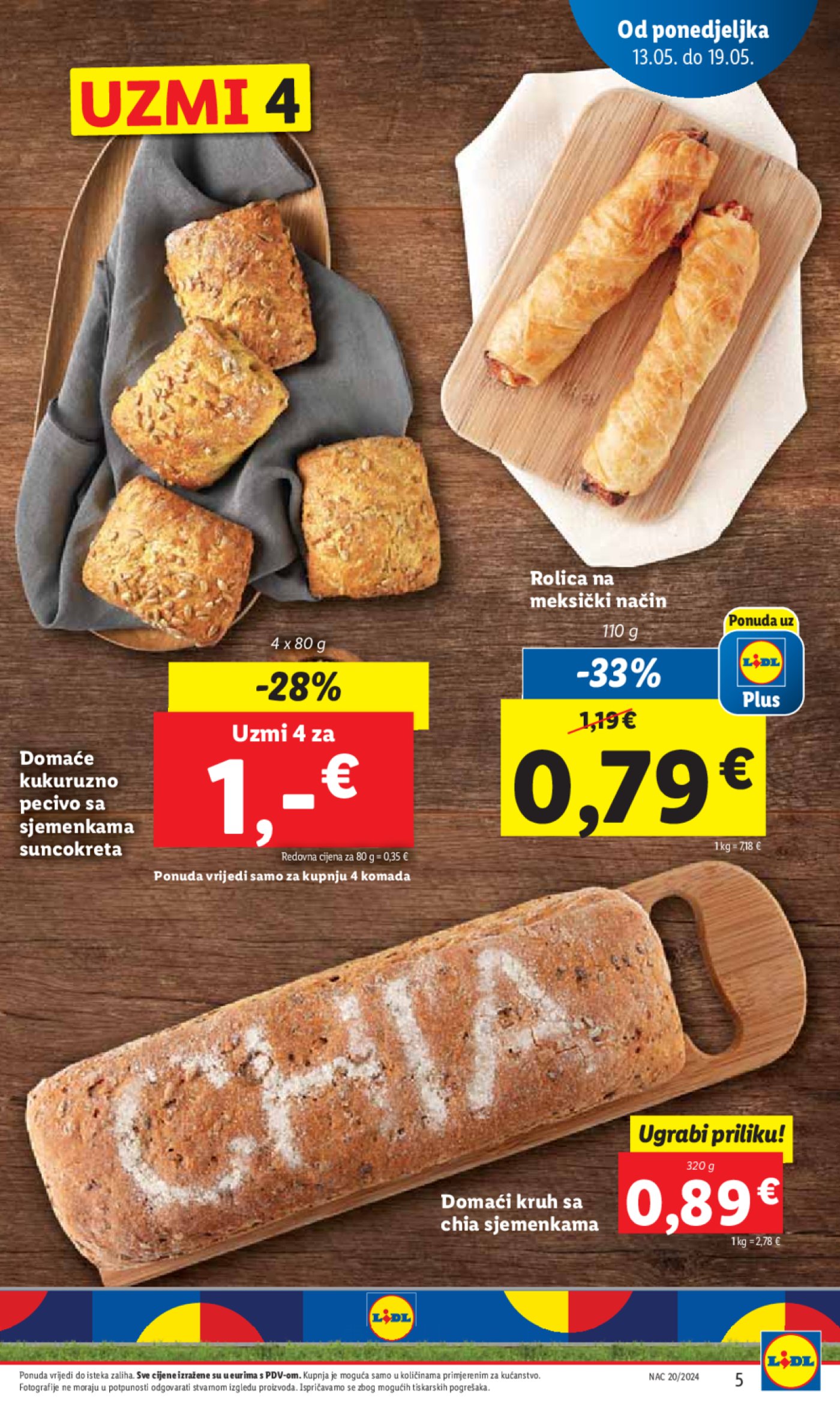 Lidl Super ponuda od Ponedjeljka 13.05. - 19.05-2024.