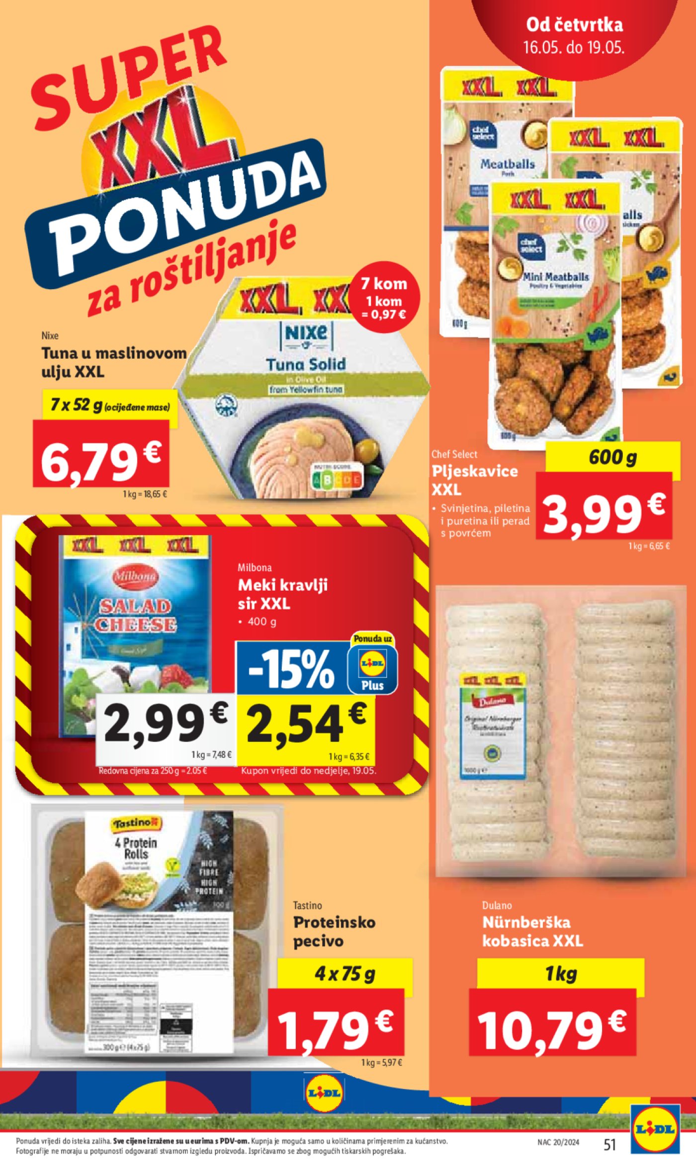 Lidl Super ponuda od Ponedjeljka 13.05. - 19.05-2024.