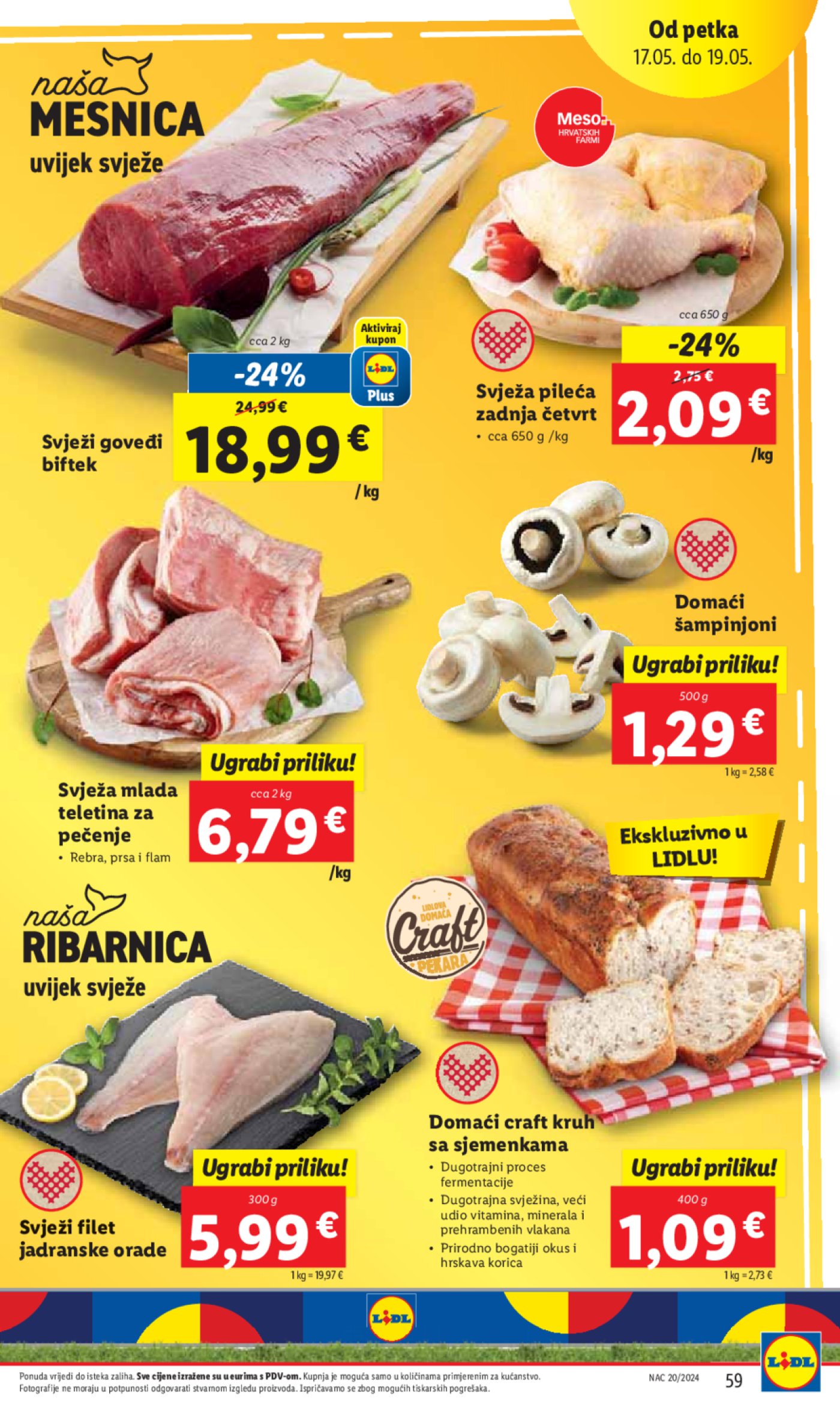 Lidl Super ponuda od Ponedjeljka 13.05. - 19.05-2024.