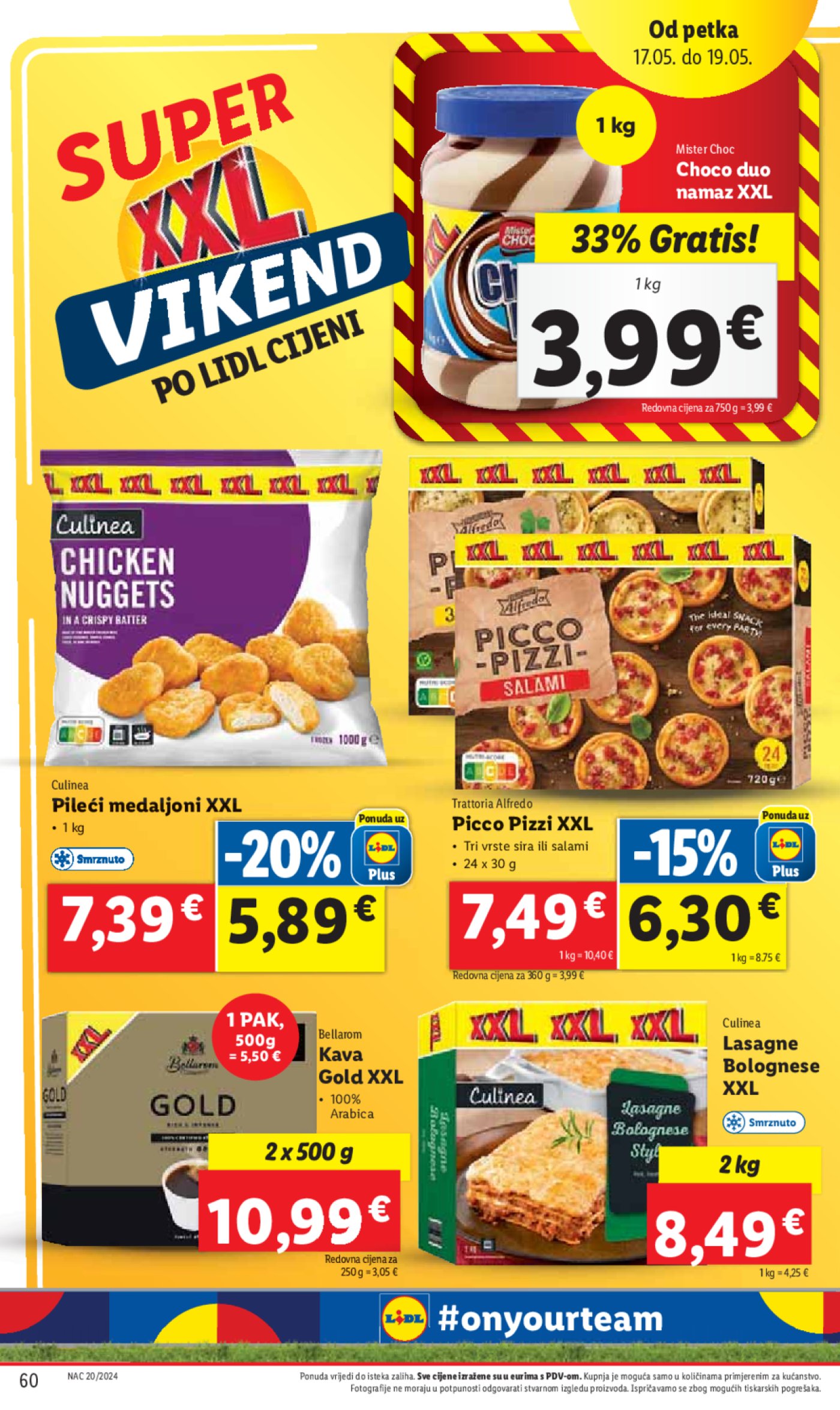 Lidl Super ponuda od Ponedjeljka 13.05. - 19.05-2024.