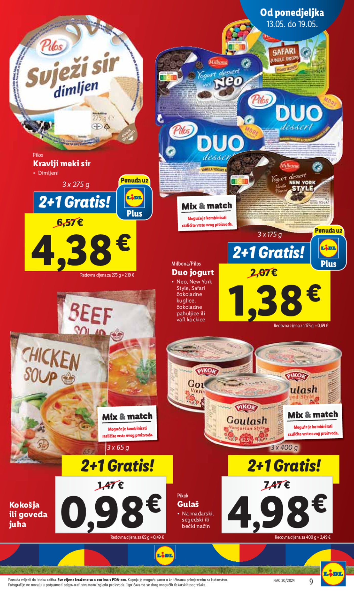 Lidl Super ponuda od Ponedjeljka 13.05. - 19.05-2024.