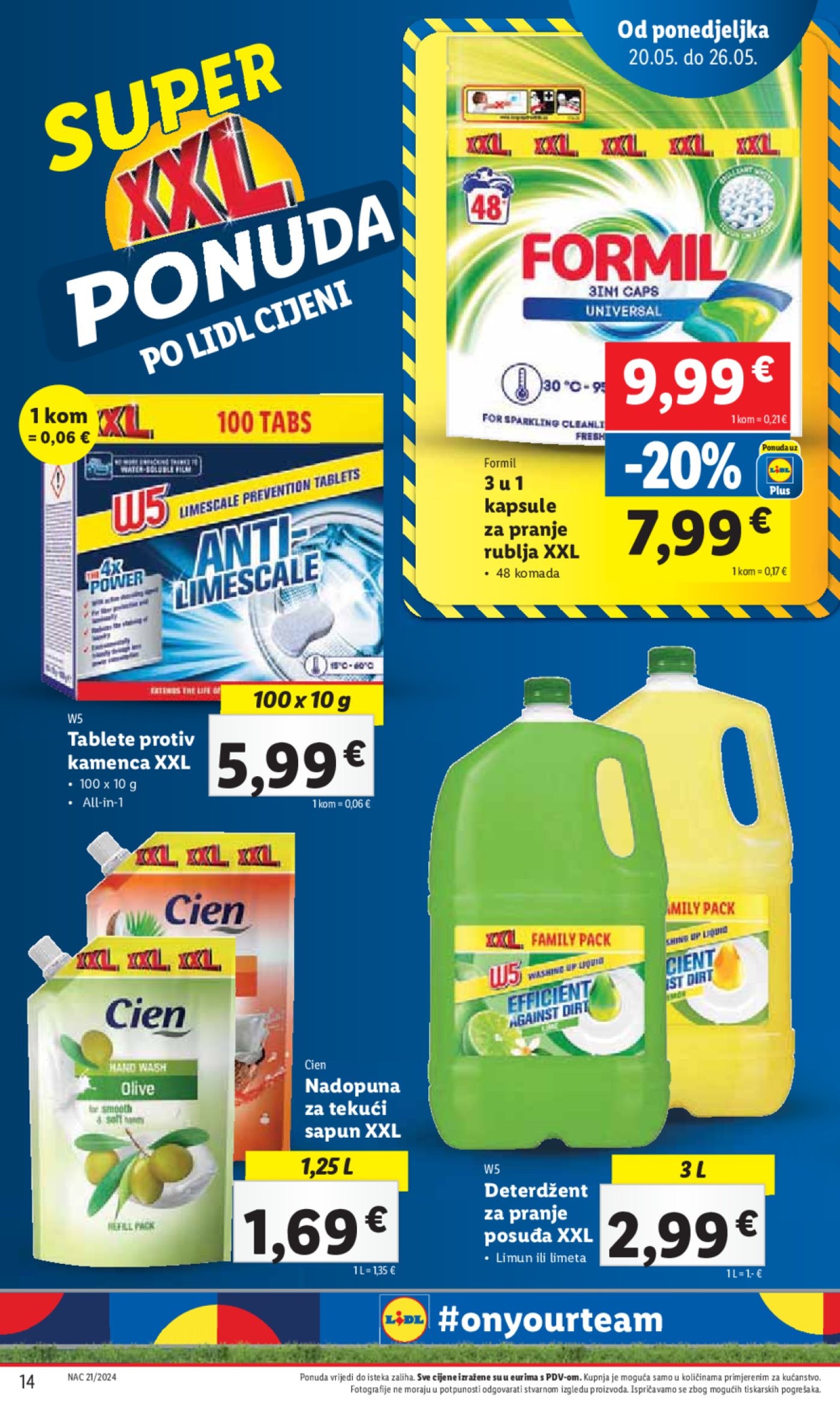 Lidl katalog Super ponuda od Ponedjeljka 20.05-26.05.2024.