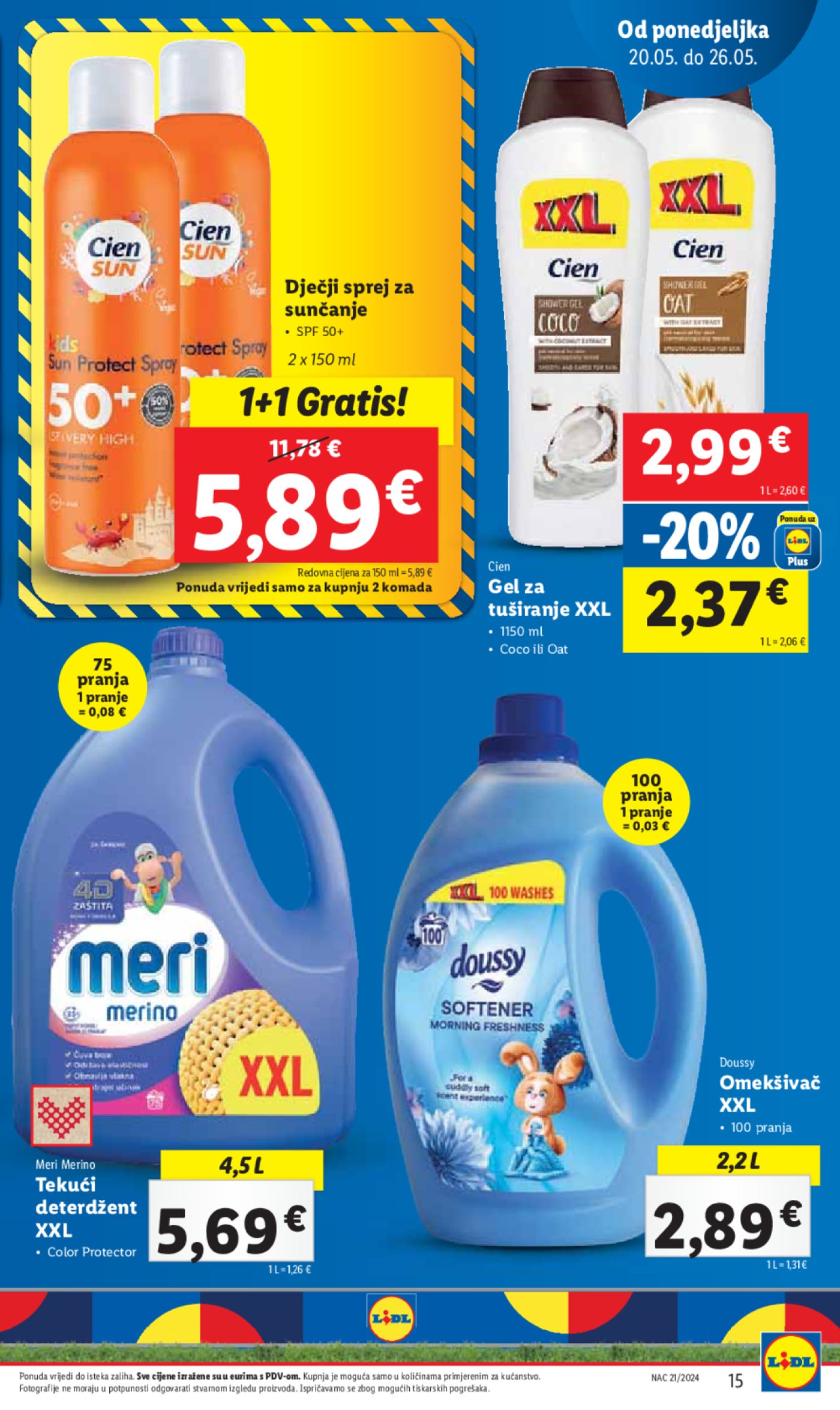 Lidl katalog Super ponuda od Ponedjeljka 20.05-26.05.2024.