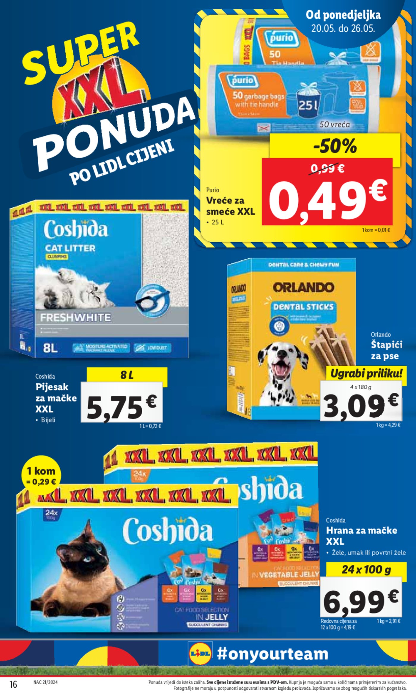 Lidl katalog Super ponuda od Ponedjeljka 20.05-26.05.2024.