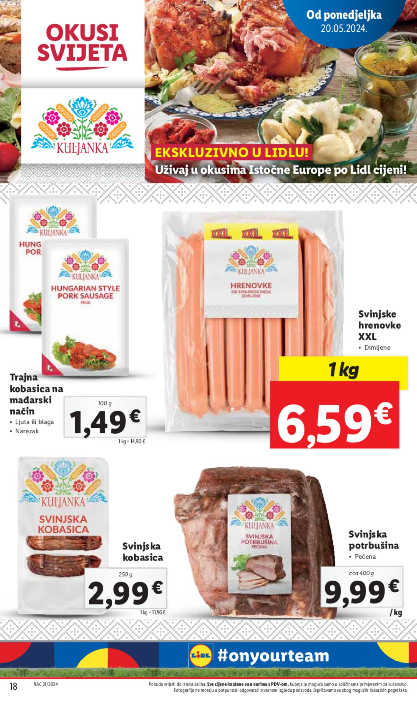 Lidl katalog Super ponuda od Ponedjeljka 20.05-26.05.2024.