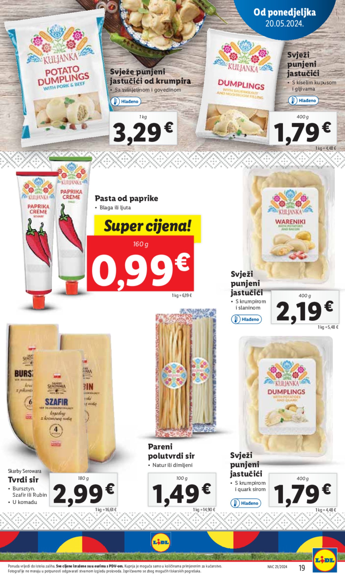 Lidl katalog Super ponuda od Ponedjeljka 20.05-26.05.2024.