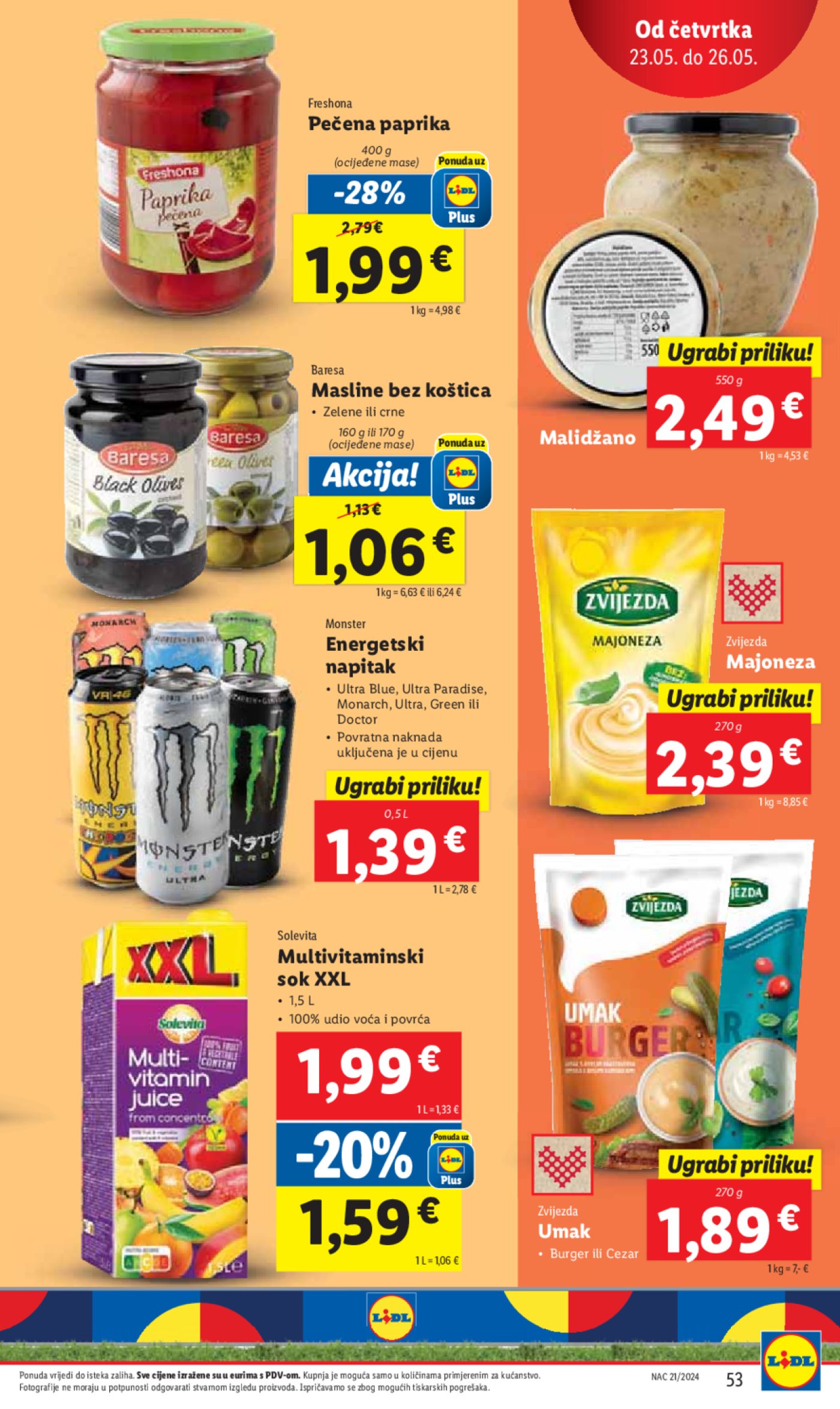 Lidl katalog Super ponuda od Ponedjeljka 20.05-26.05.2024.