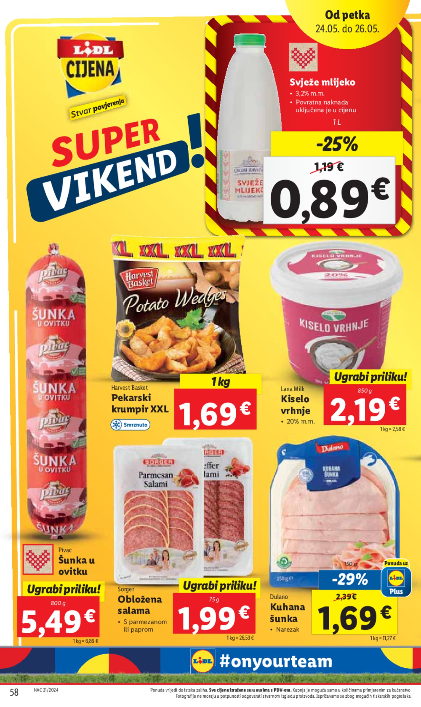 Lidl katalog Super ponuda od Ponedjeljka 20.05-26.05.2024.