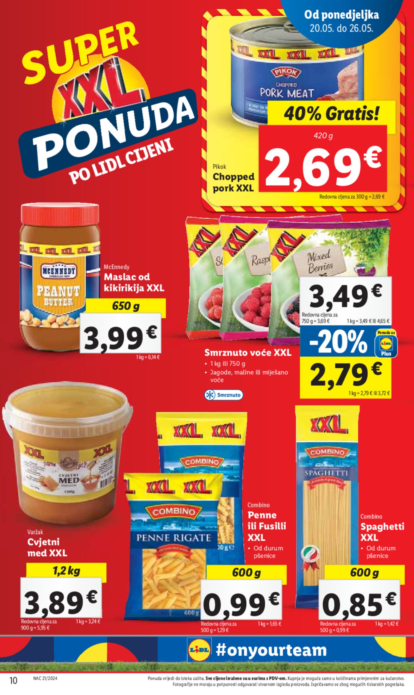 Lidl katalog Super ponuda od Ponedjeljka 20.05-26.05.2024.