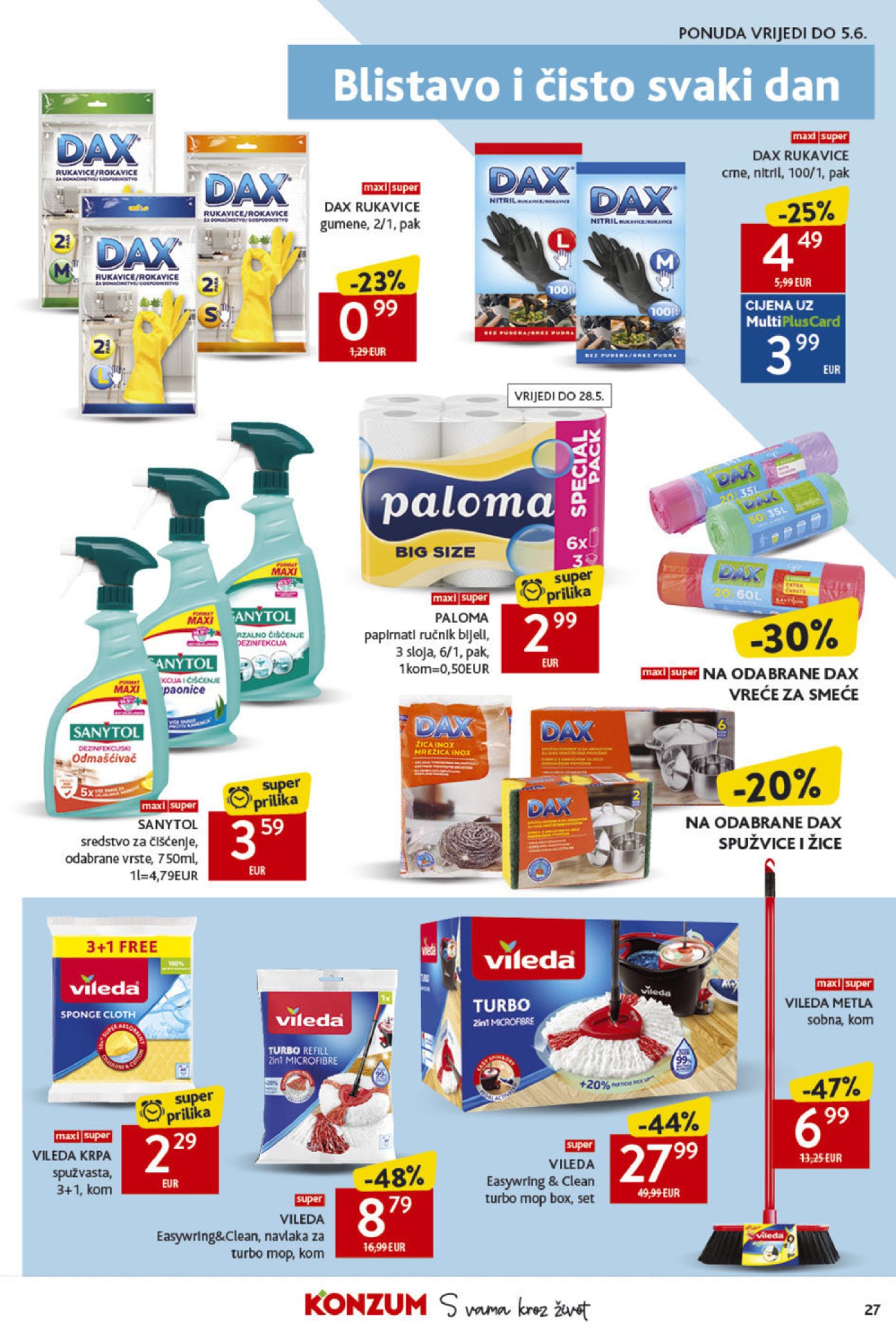 Konzum katalog S vama kroz život 23.05.-28.05.2024.