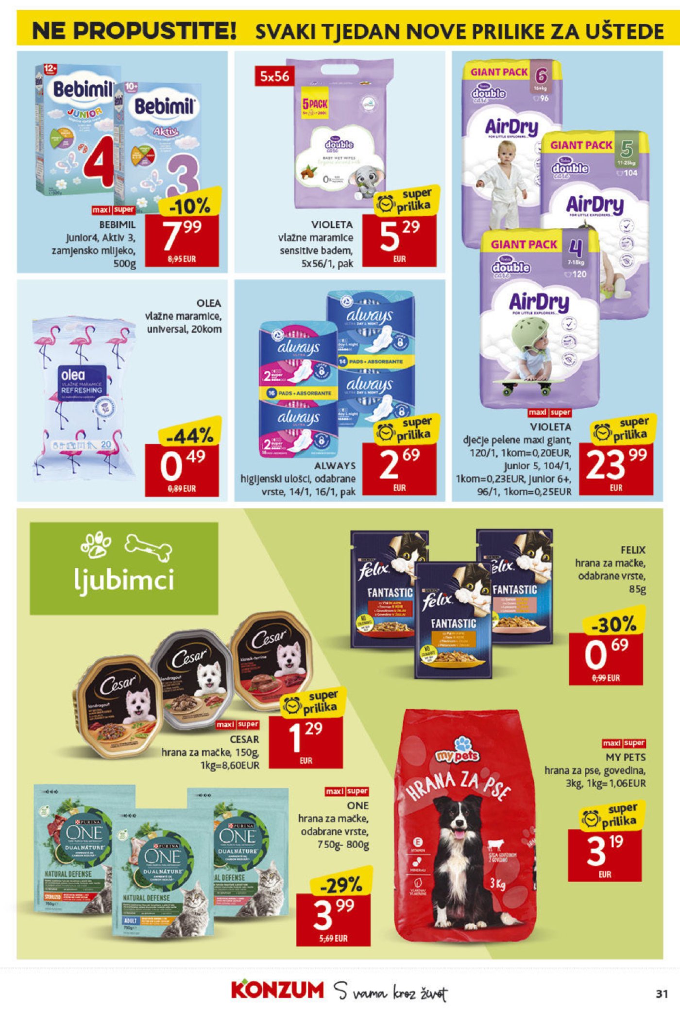 Konzum katalog S vama kroz život 23.05.-28.05.2024.