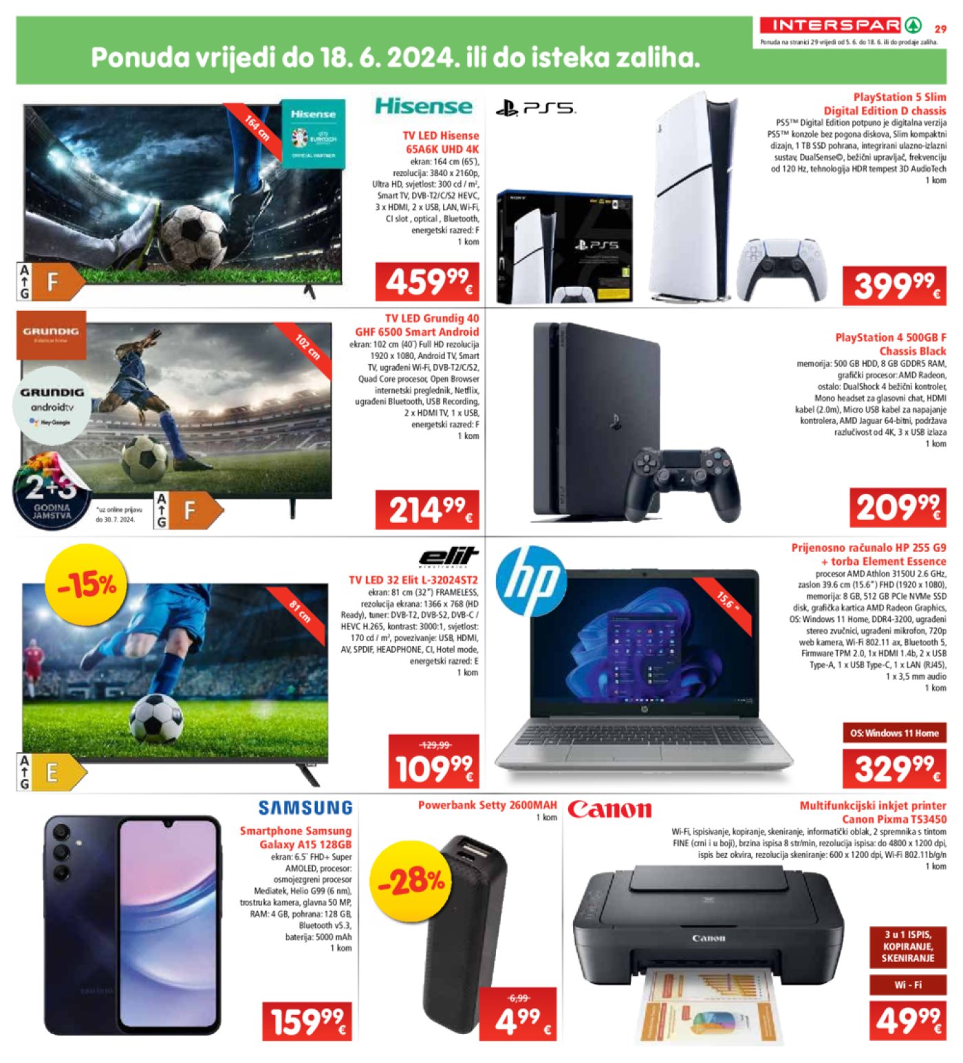 INTERSPAR katalog Akcija 05.06.-11.06.2024.