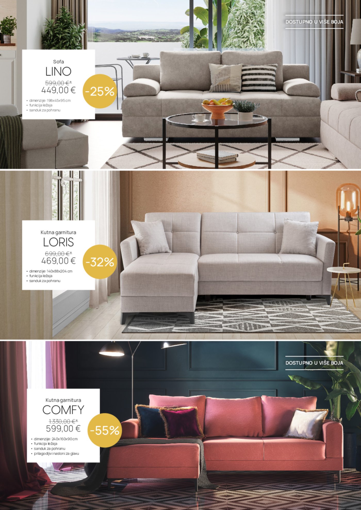 Namještaj Mima katalog Akcija 03.06.-30.06.2024.