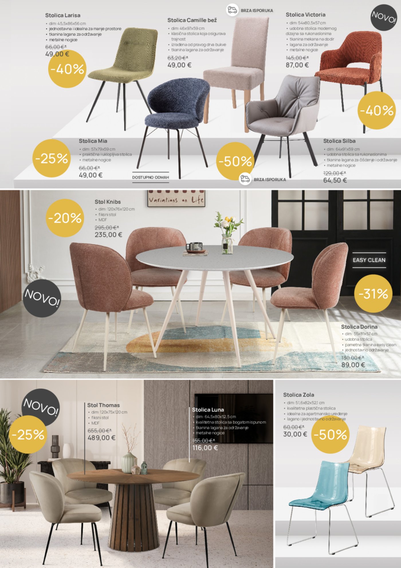 Namještaj Mima katalog Akcija 03.06.-30.06.2024.