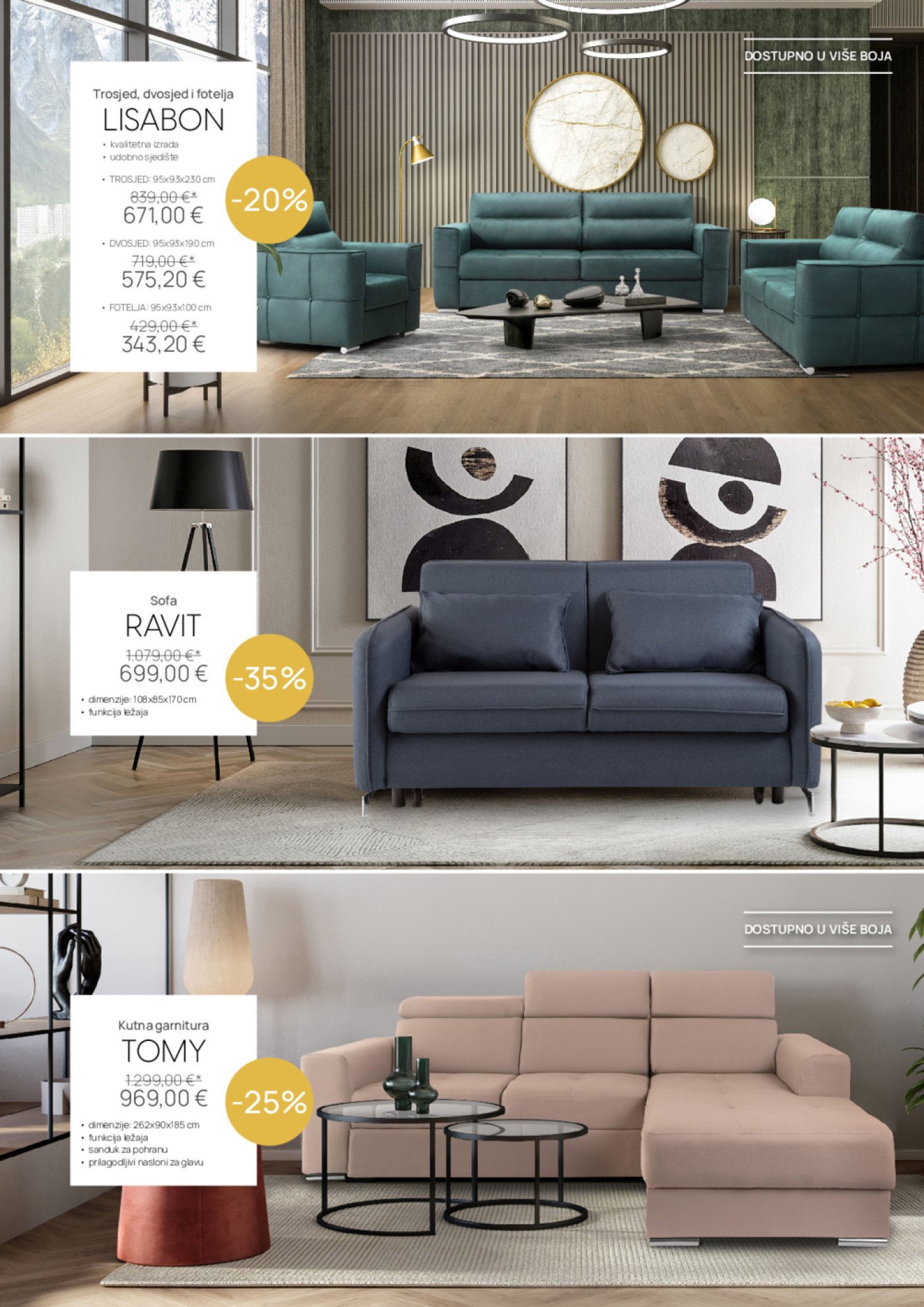 Namještaj Mima katalog Akcija 03.06.-30.06.2024.