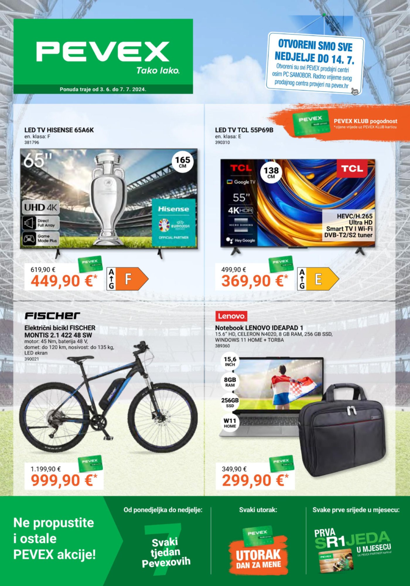 Pevex katalog Akcija 03.06.-06.07.2024.