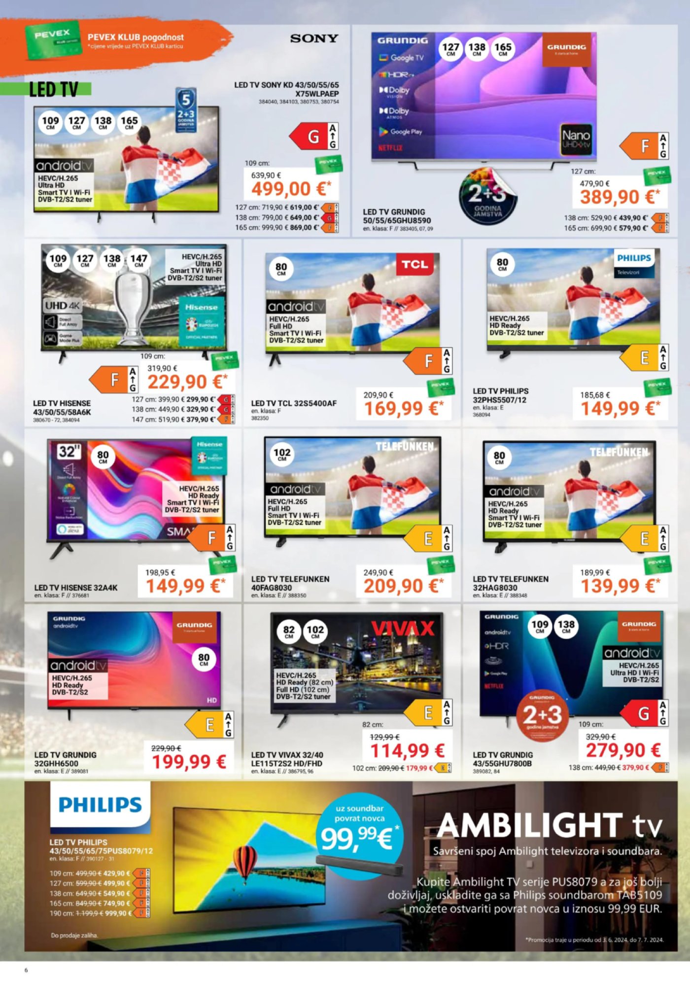 Pevex katalog Akcija 03.06.-06.07.2024.