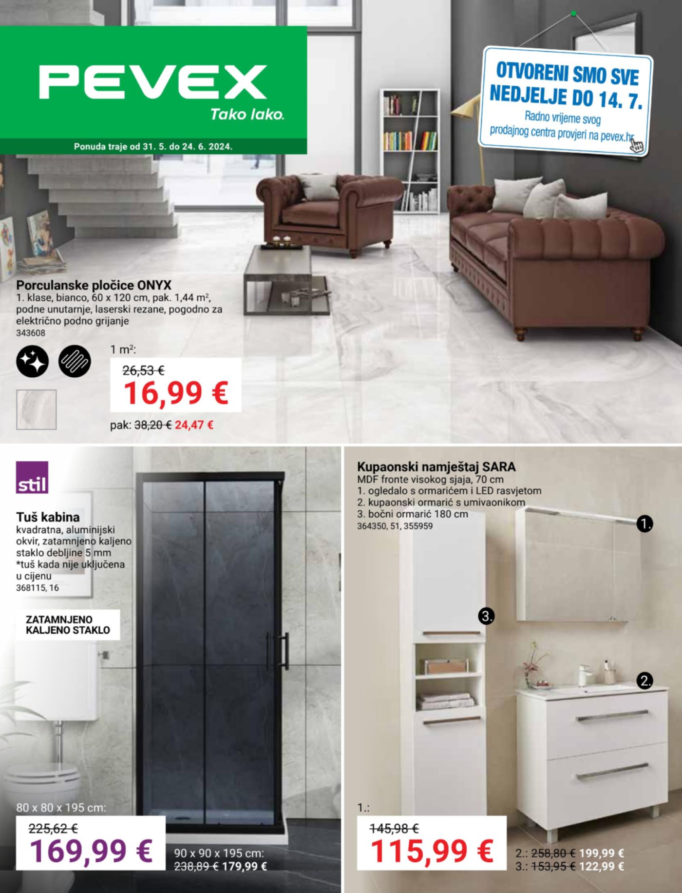 Pevex katalog Akcija 31.05.-24.06.2024.