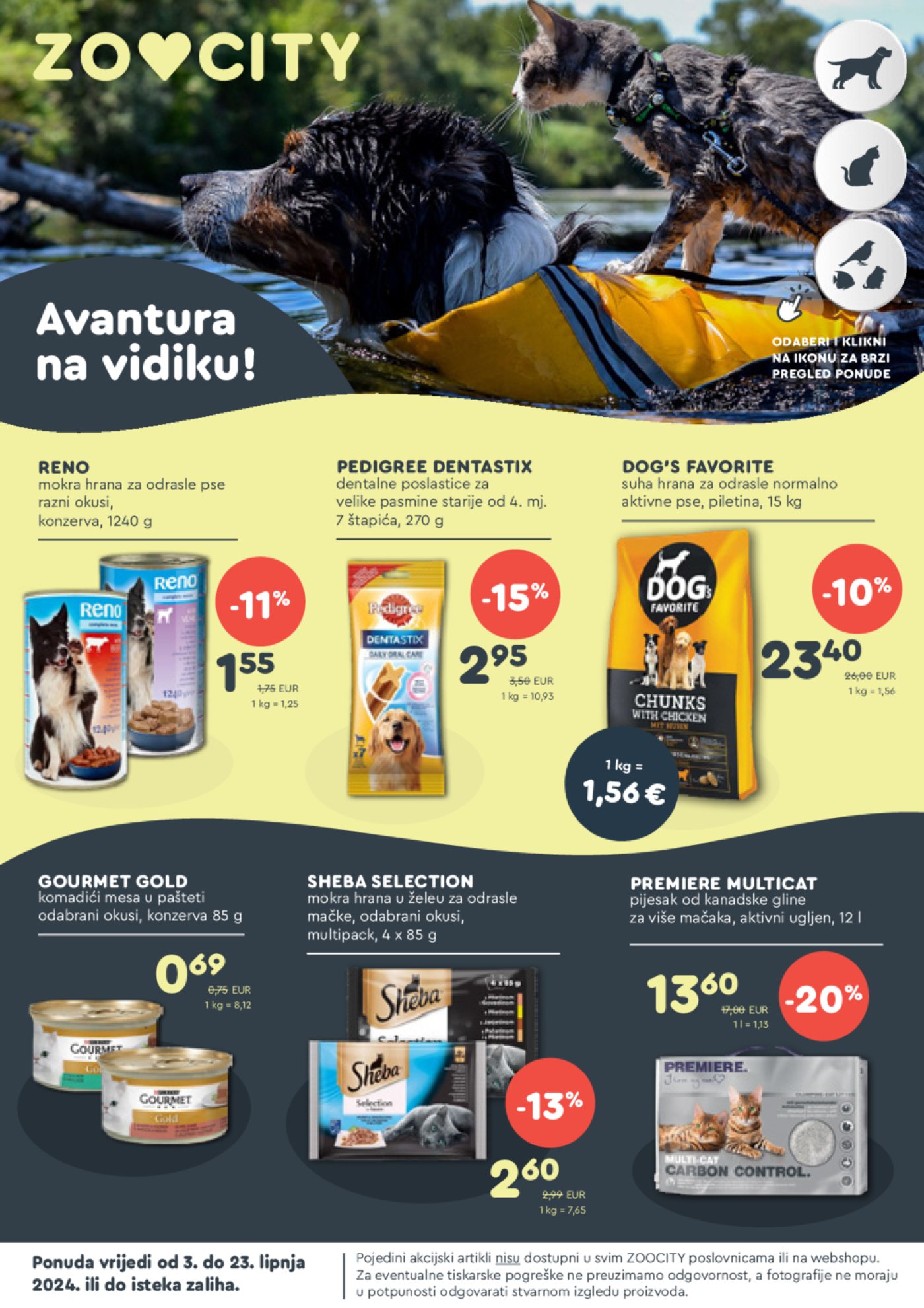 ZOOCITY katalog Akcija 03.06.-23.06.2024.