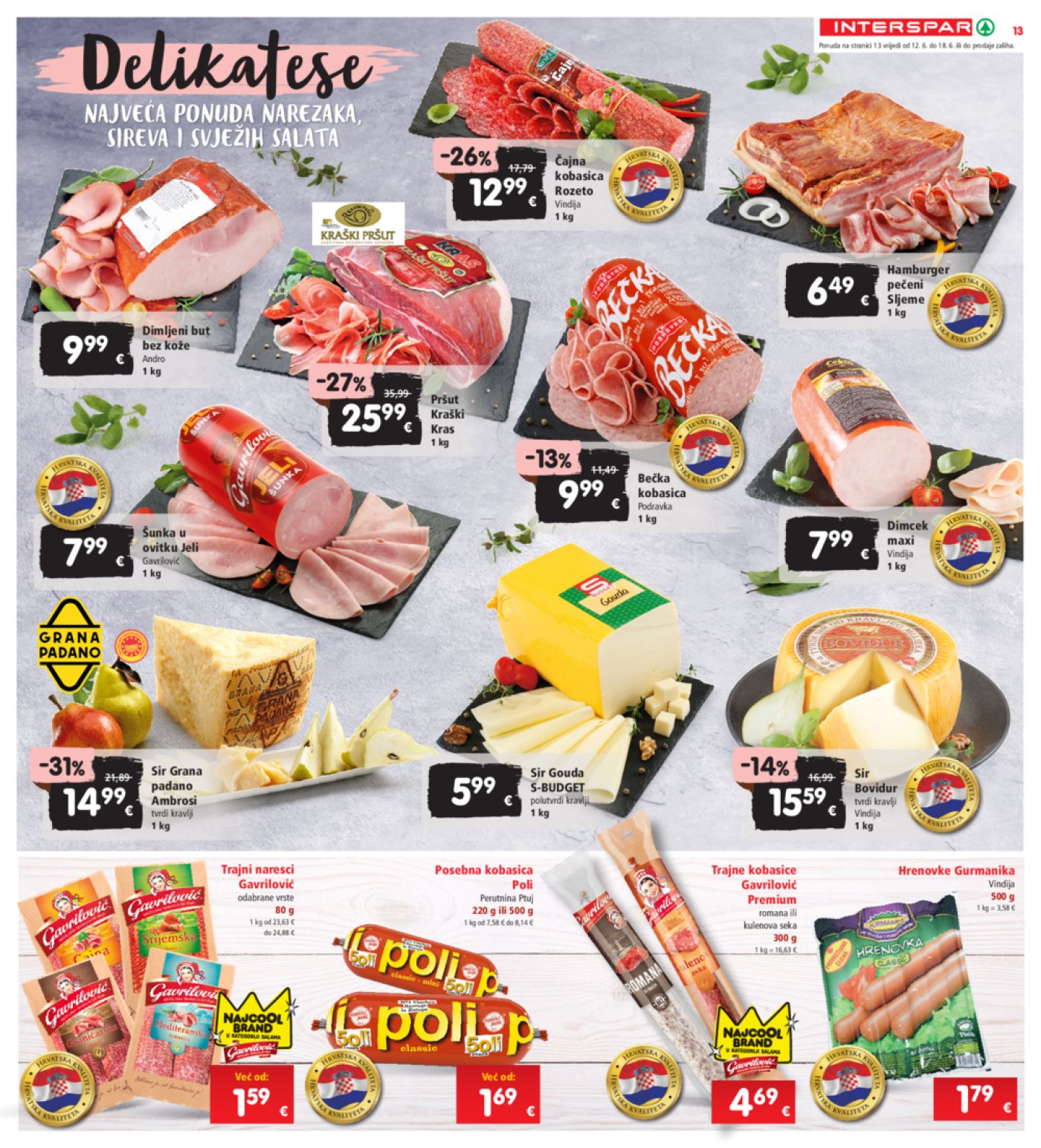 INTERSPAR katalog Akcija 12.06.-18.06.2024.