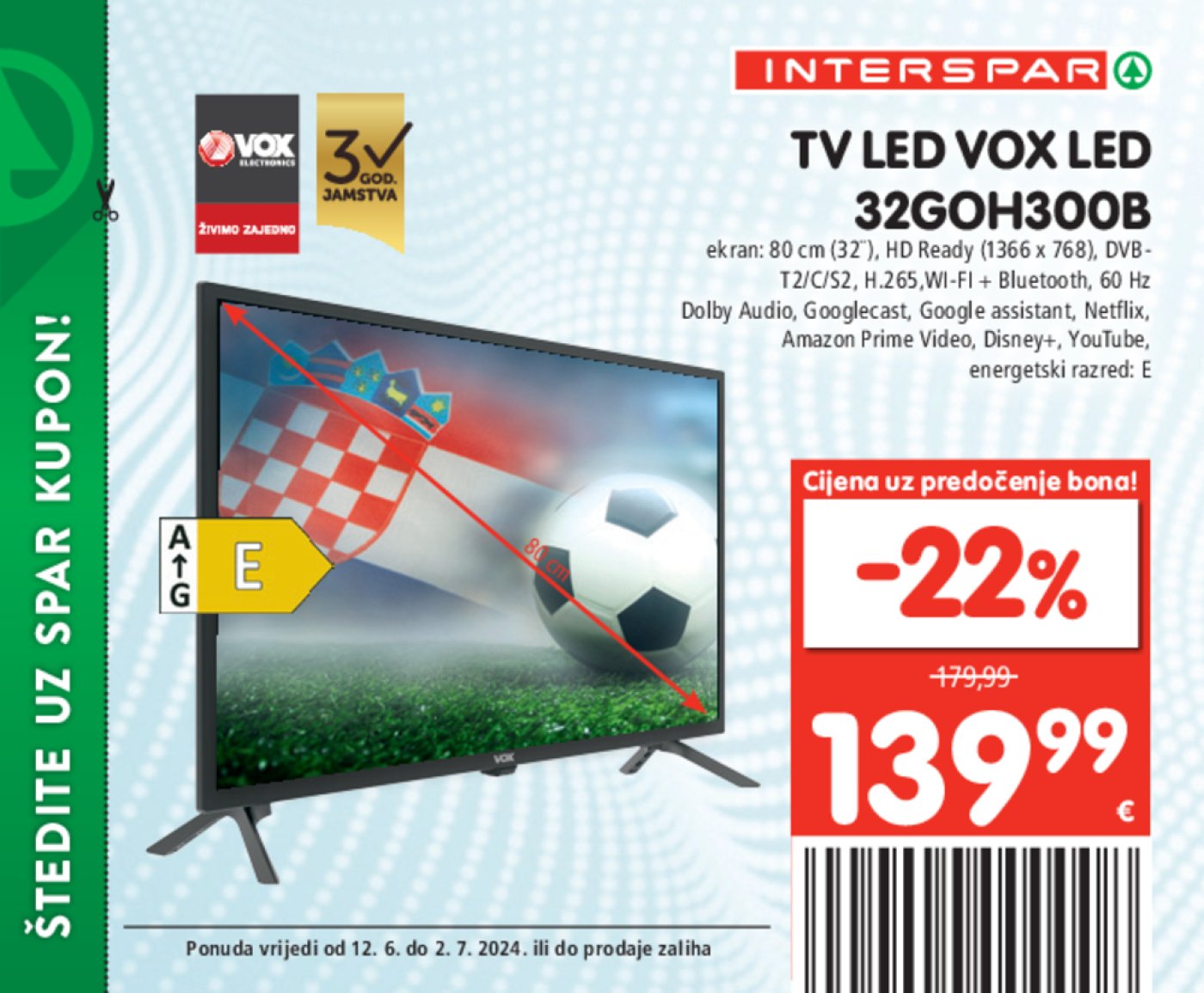 INTERSPAR katalog Bon Akcija 12.06.-02.07.2024.