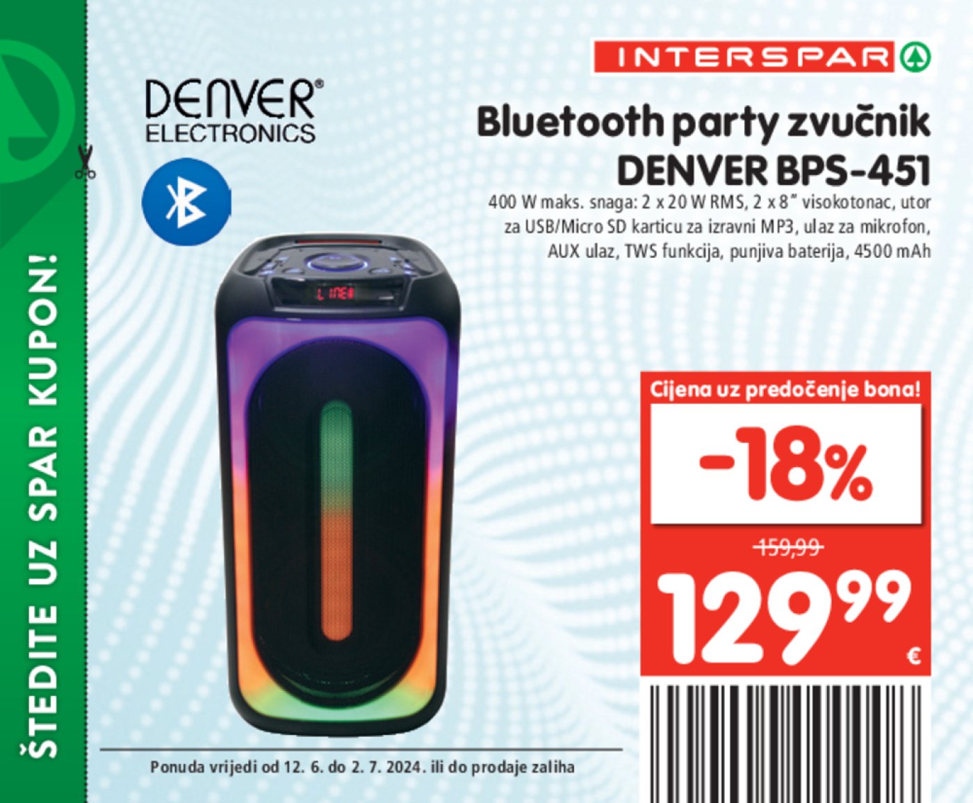 INTERSPAR katalog Bon Akcija 12.06.-02.07.2024.