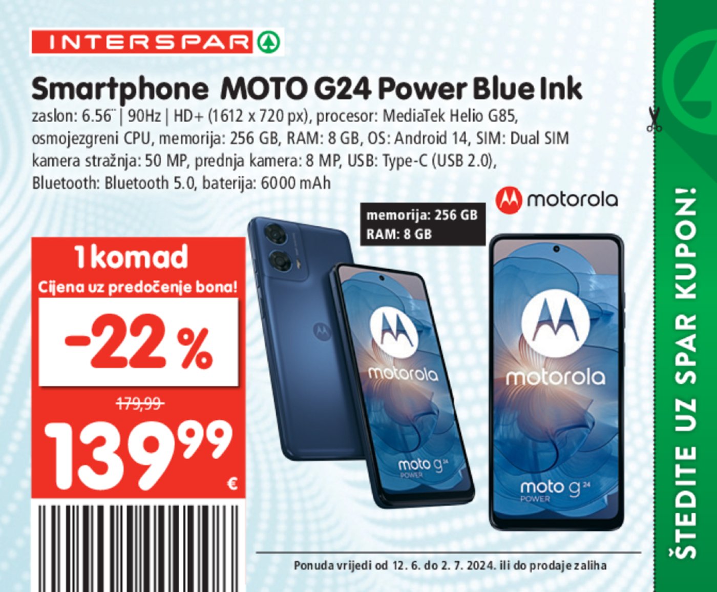 INTERSPAR katalog Bon Akcija 12.06.-02.07.2024.