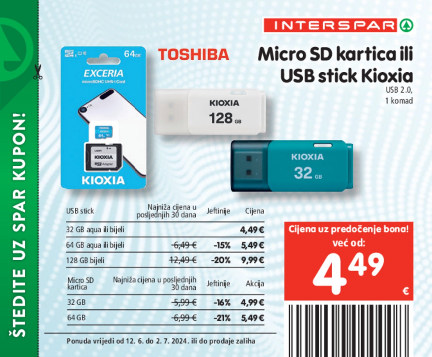 INTERSPAR katalog Bon Akcija 12.06.-02.07.2024.