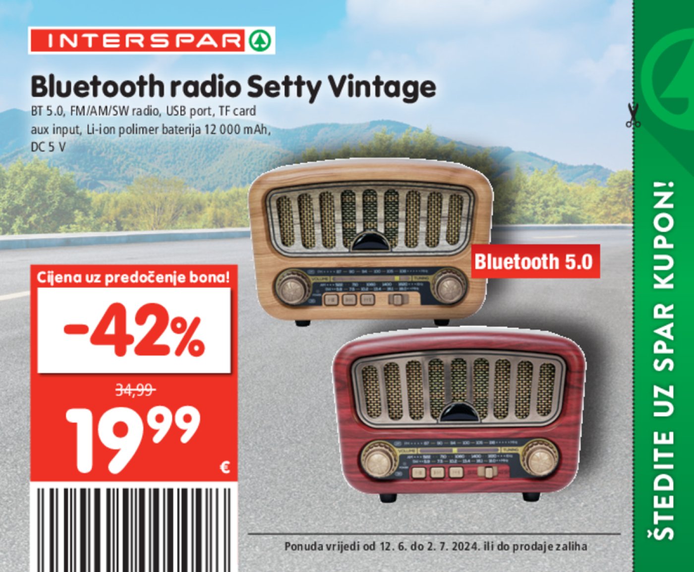 INTERSPAR katalog Bon Akcija 12.06.-02.07.2024.