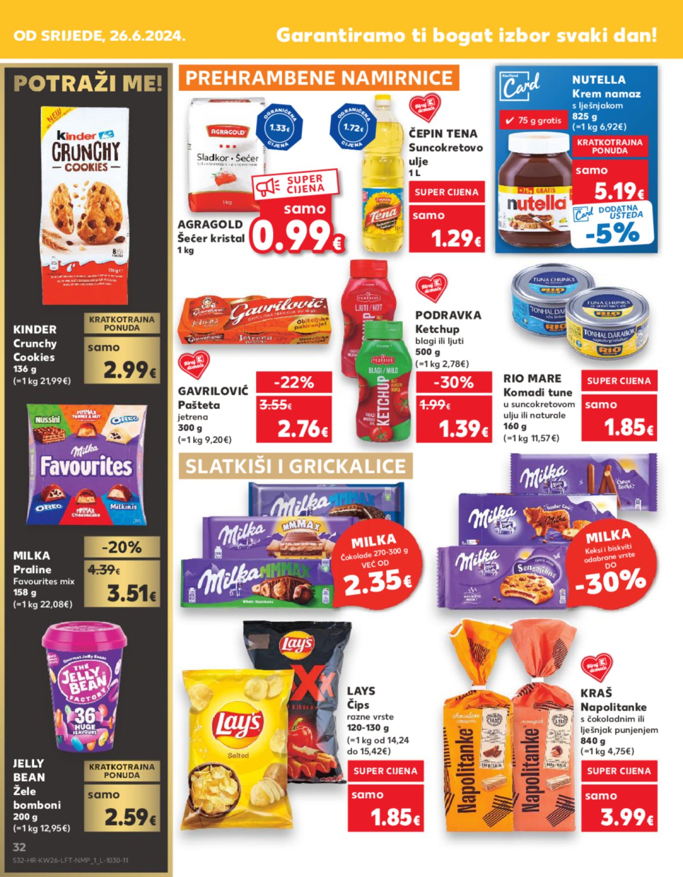 Kaufland katalog Akcija 26.06.-02.07.2024. Odabrane poslovnice