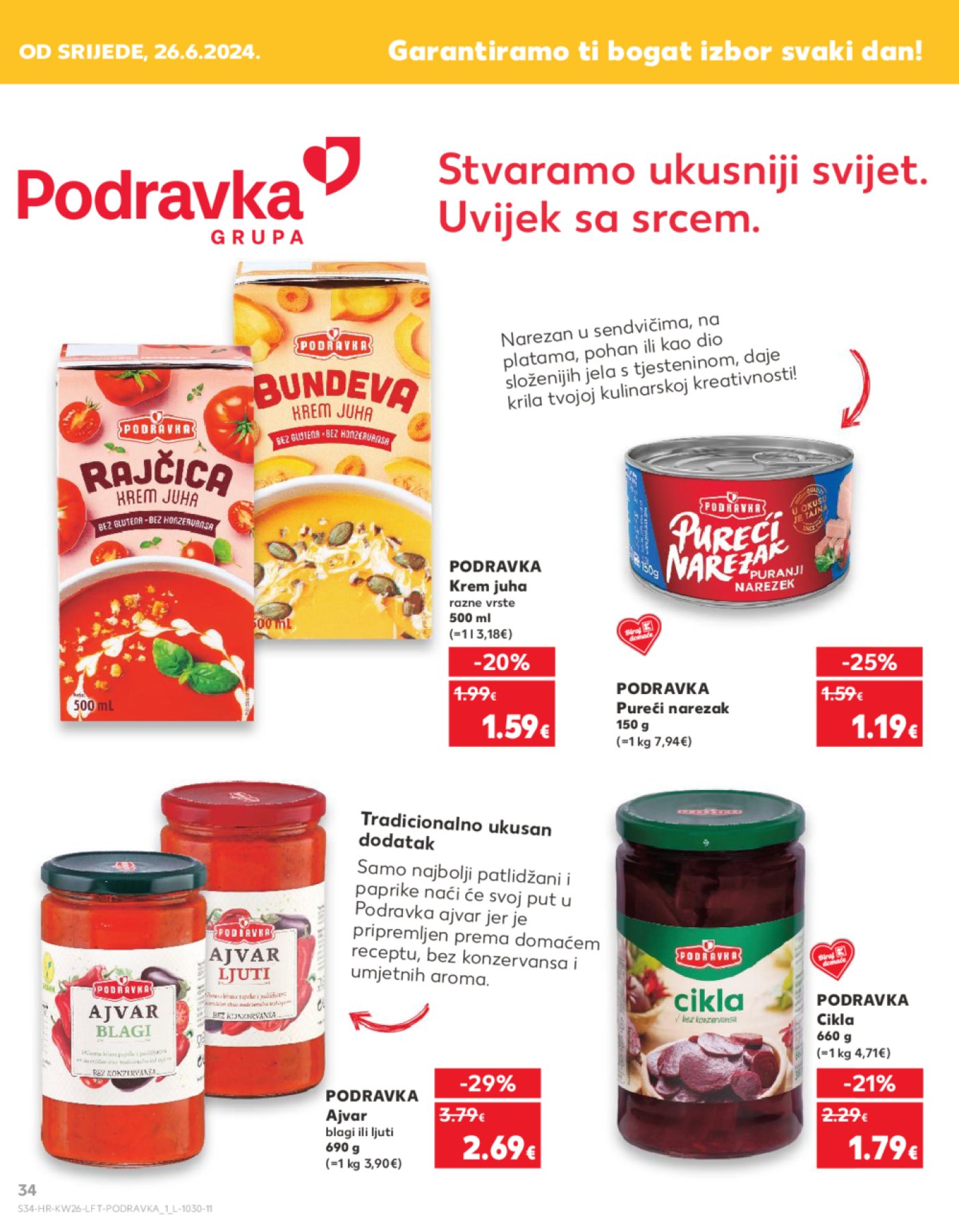 Kaufland katalog Akcija 26.06.-02.07.2024. Odabrane poslovnice