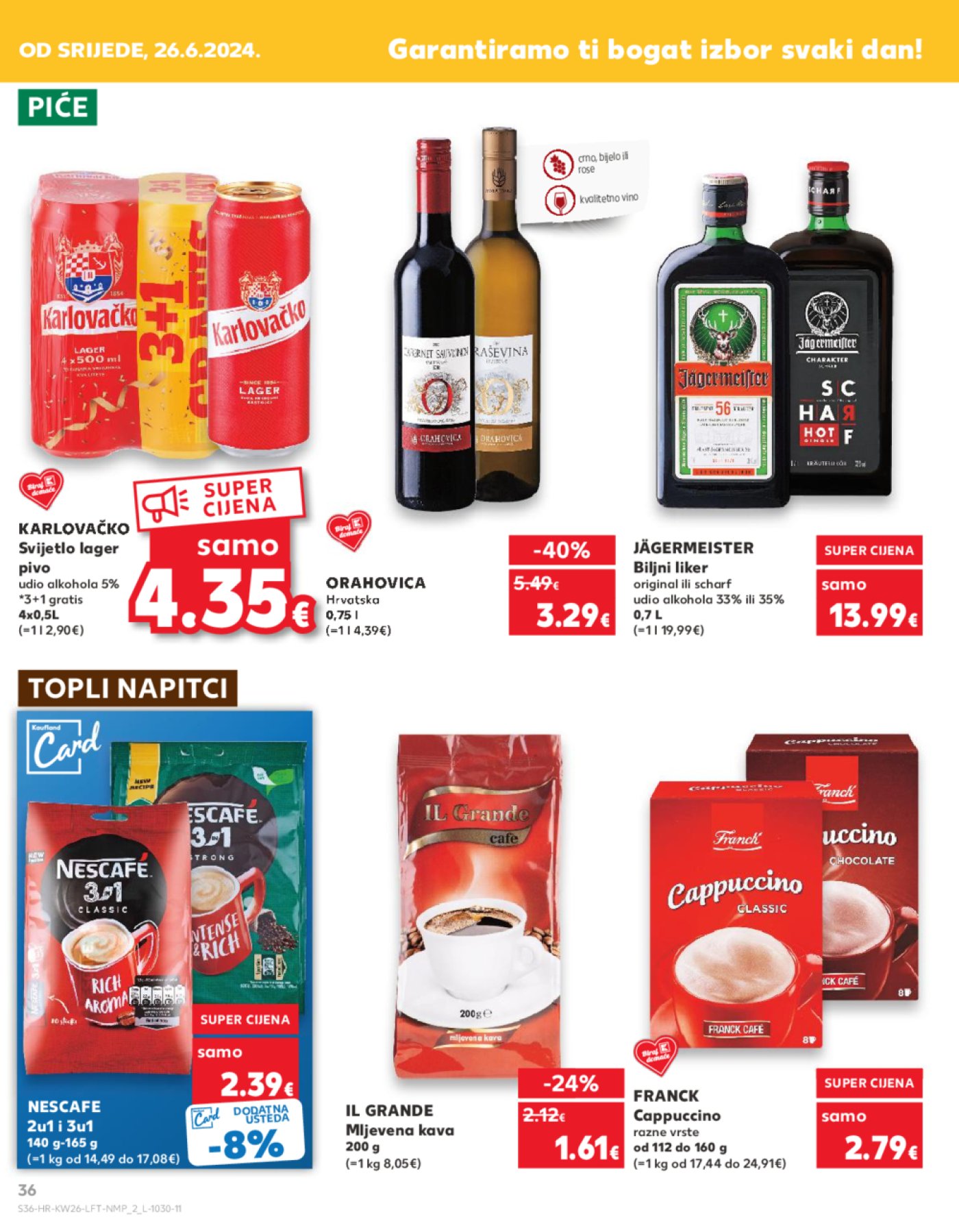 Kaufland katalog Akcija 26.06.-02.07.2024. Odabrane poslovnice