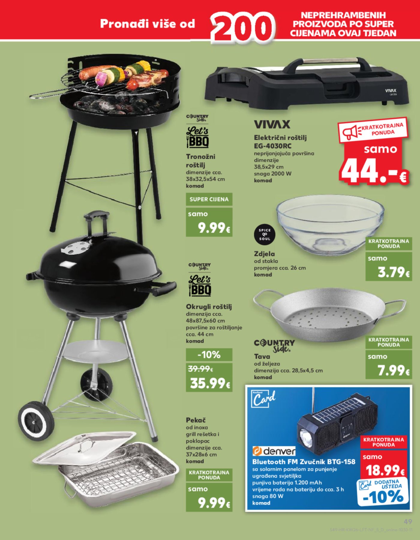 Kaufland katalog Akcija 26.06.-02.07.2024. Odabrane poslovnice